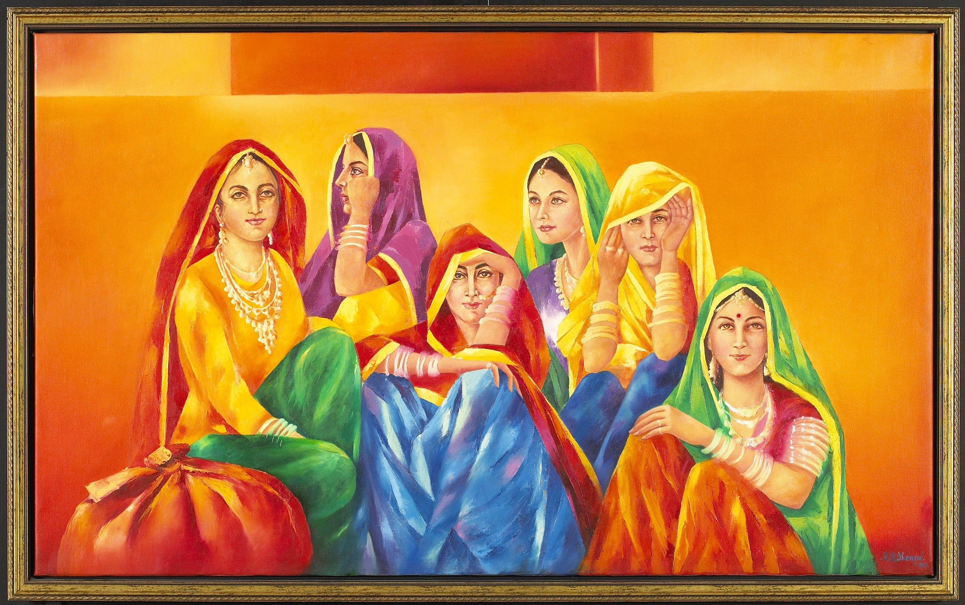 3314x2080 Museum Style Paintings. By R.S. Dhanjal