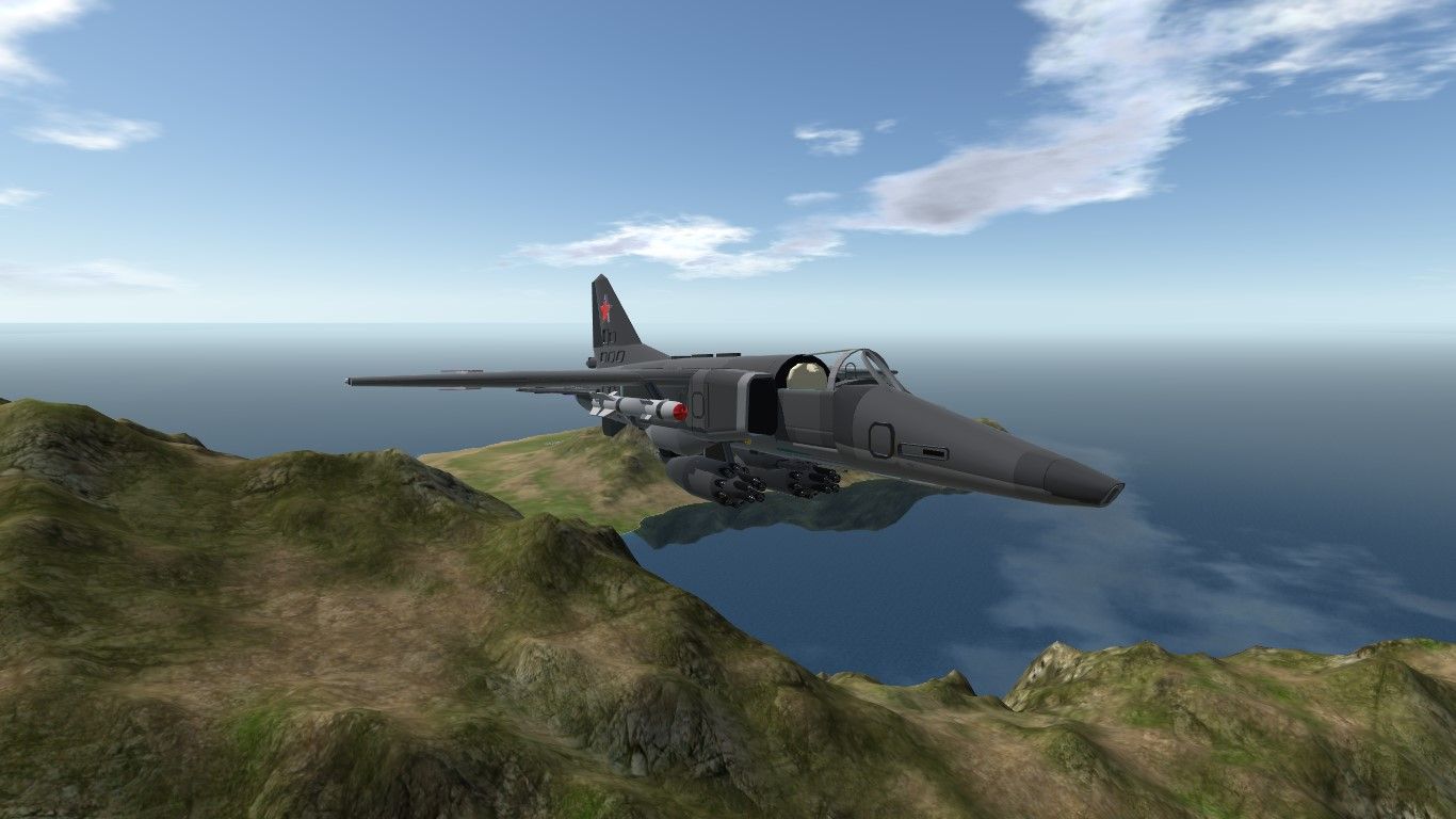 1366x768 SimplePlanes. Mig 27 'Flogger'