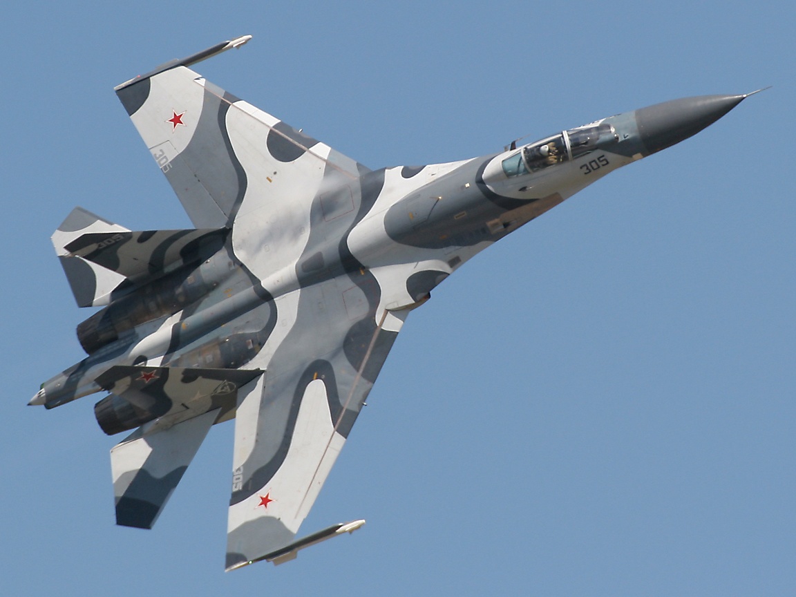 1152x864 Russian Fighter Aircraft Wallpaper