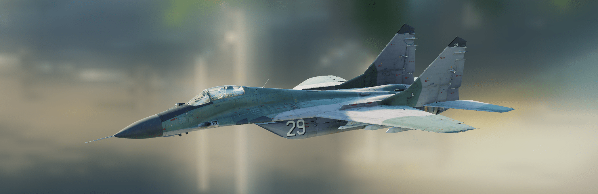 2079x675 Unmarked Liveries For MiG 29A. Su Su 25