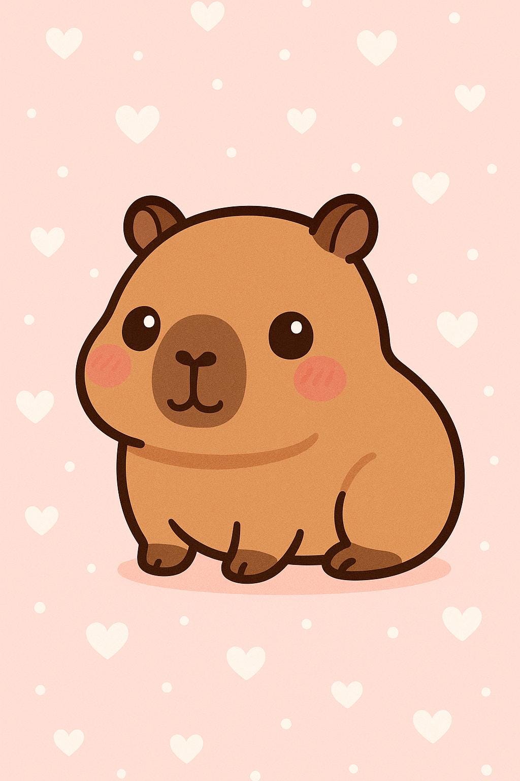 1024x1536 Capybara Kawaii wallpaper- Kawaii Wallpaper- Capybara phone wallpaper