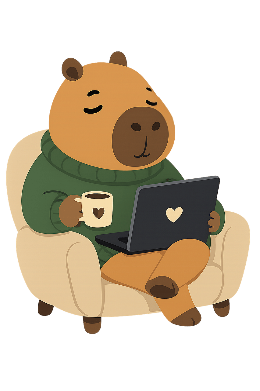 853x1280 Explore Free Cartoon Capybara Illustrations: Download Now