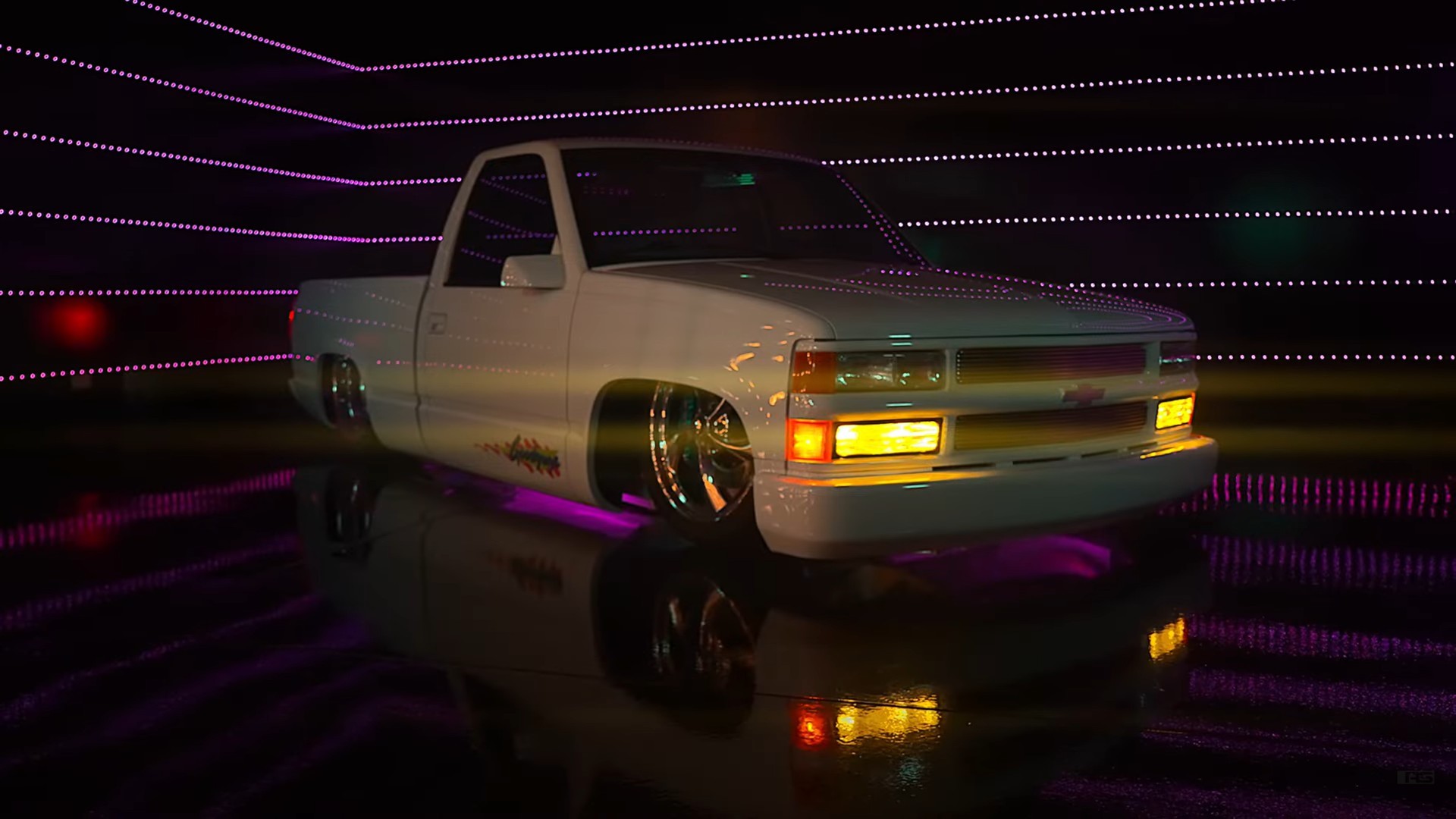 1920x1080 Low n' Pro OBS Chevy C1500 Is 1990s x 2022 Shop Poster Material