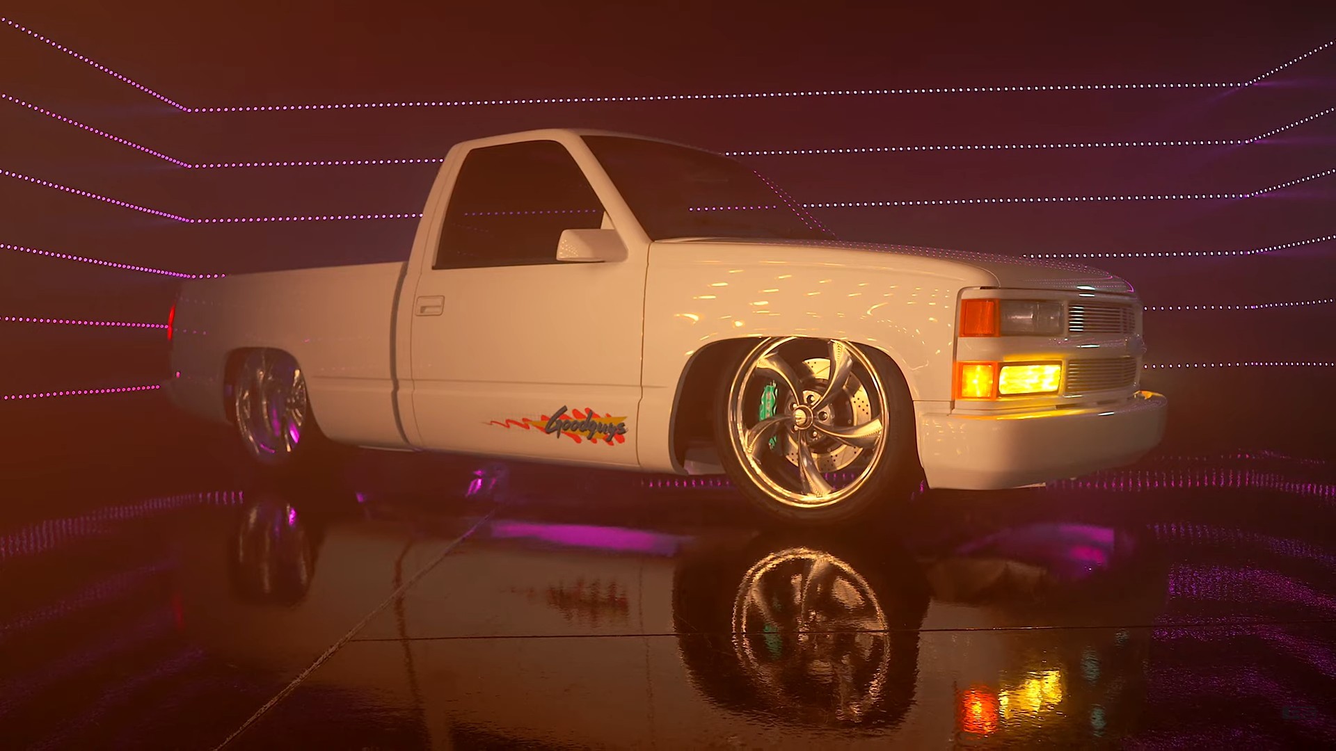1920x1080 Low n' Pro OBS Chevy C1500 Is 1990s x 2022 Shop Poster Material