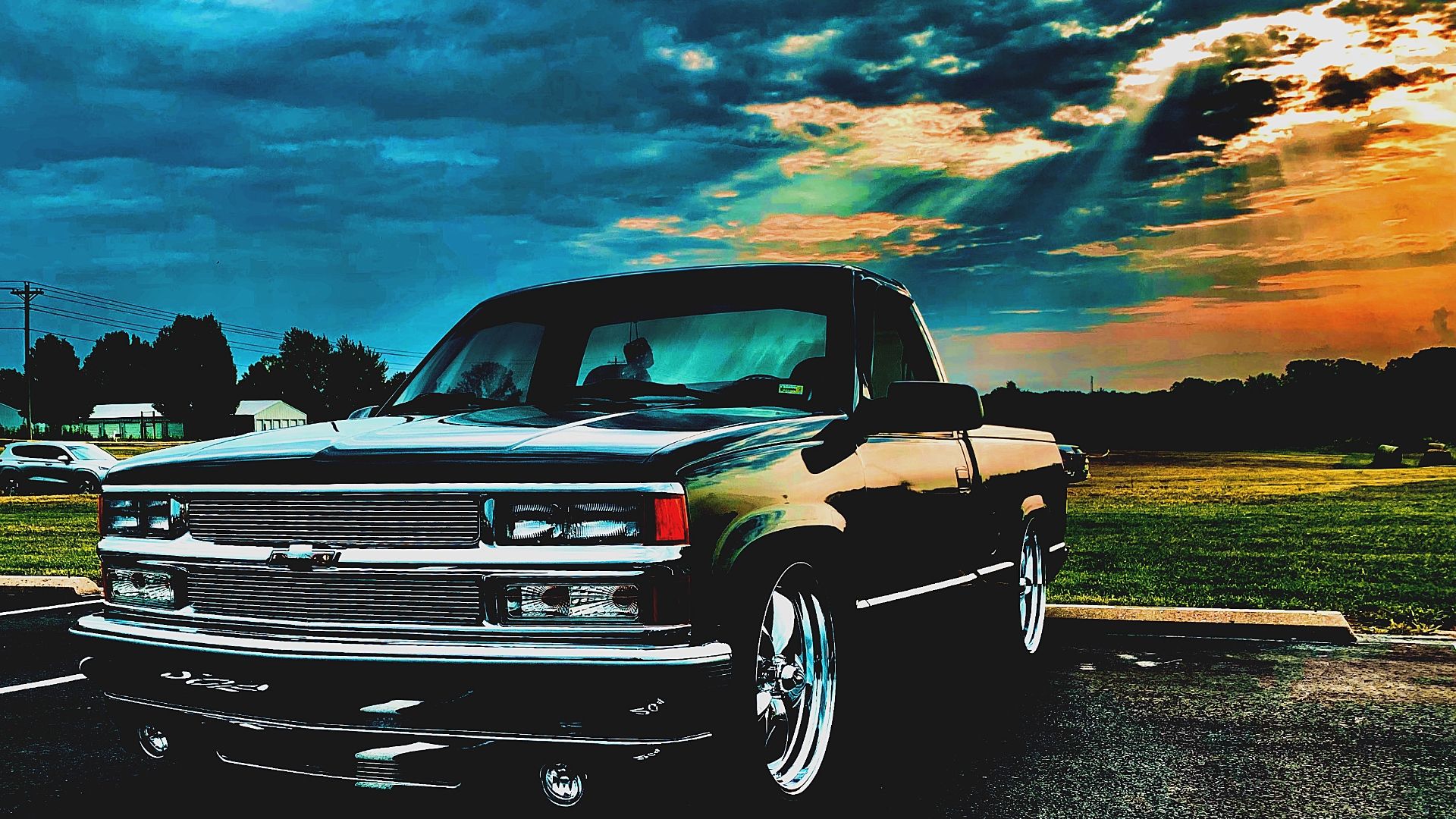 1920x1080 My 1989 Chevy Silverado at a car show