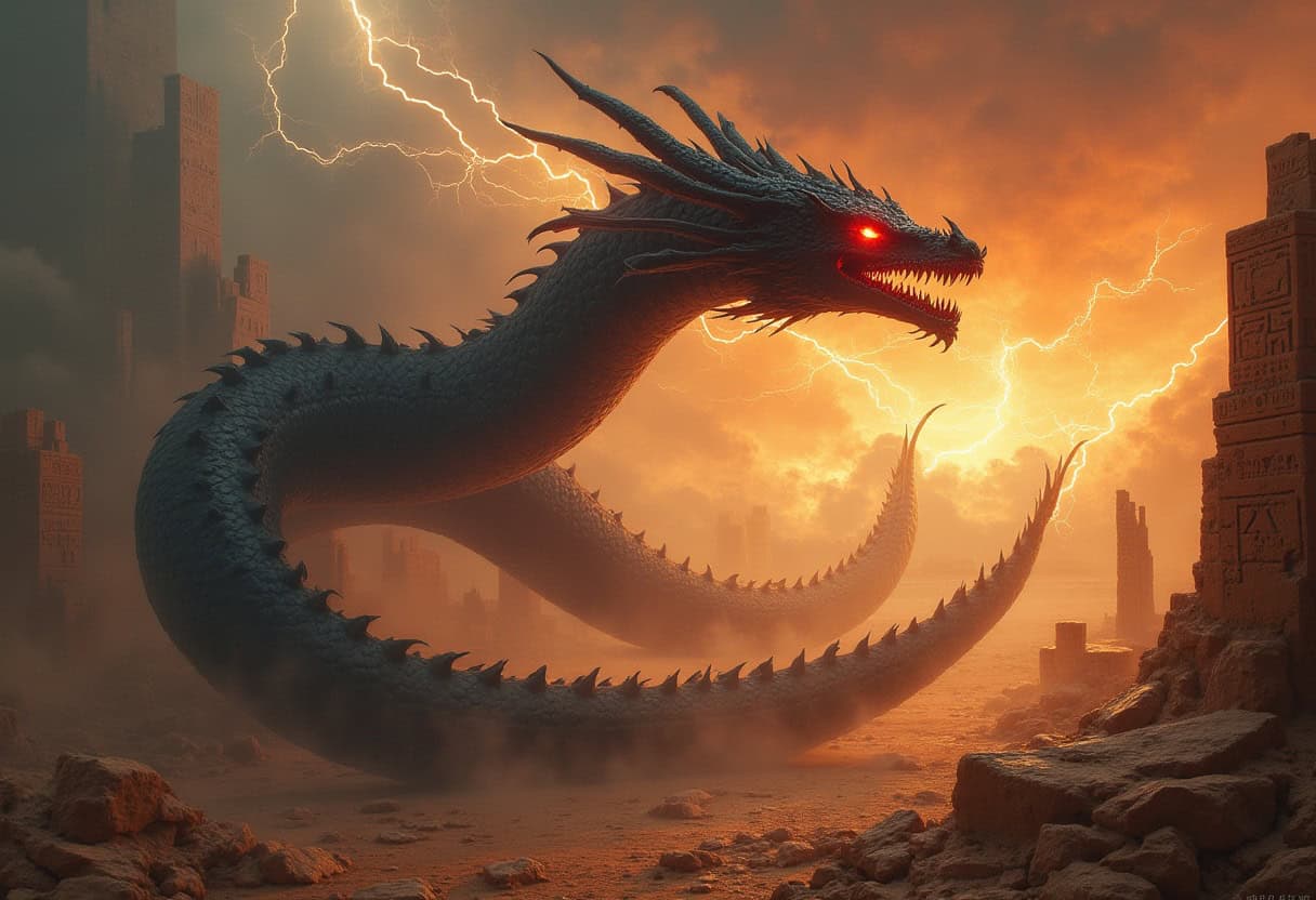 1216x832 Apophis: Der Chaosdrache und Feind des Sonnengottes Ra