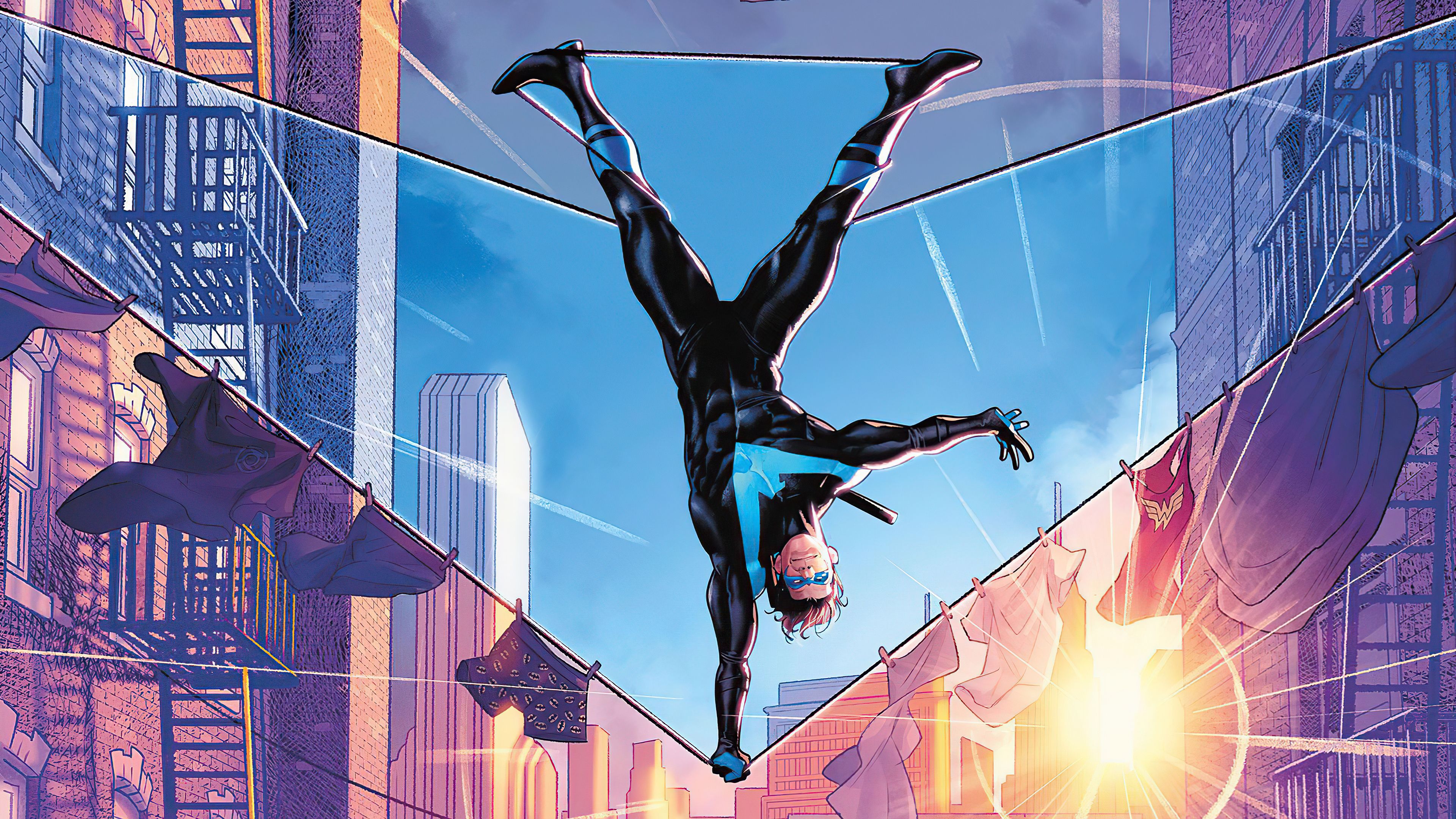 3840x2160 Nightwing 4k Wallpaper and Background: Free 4K Download