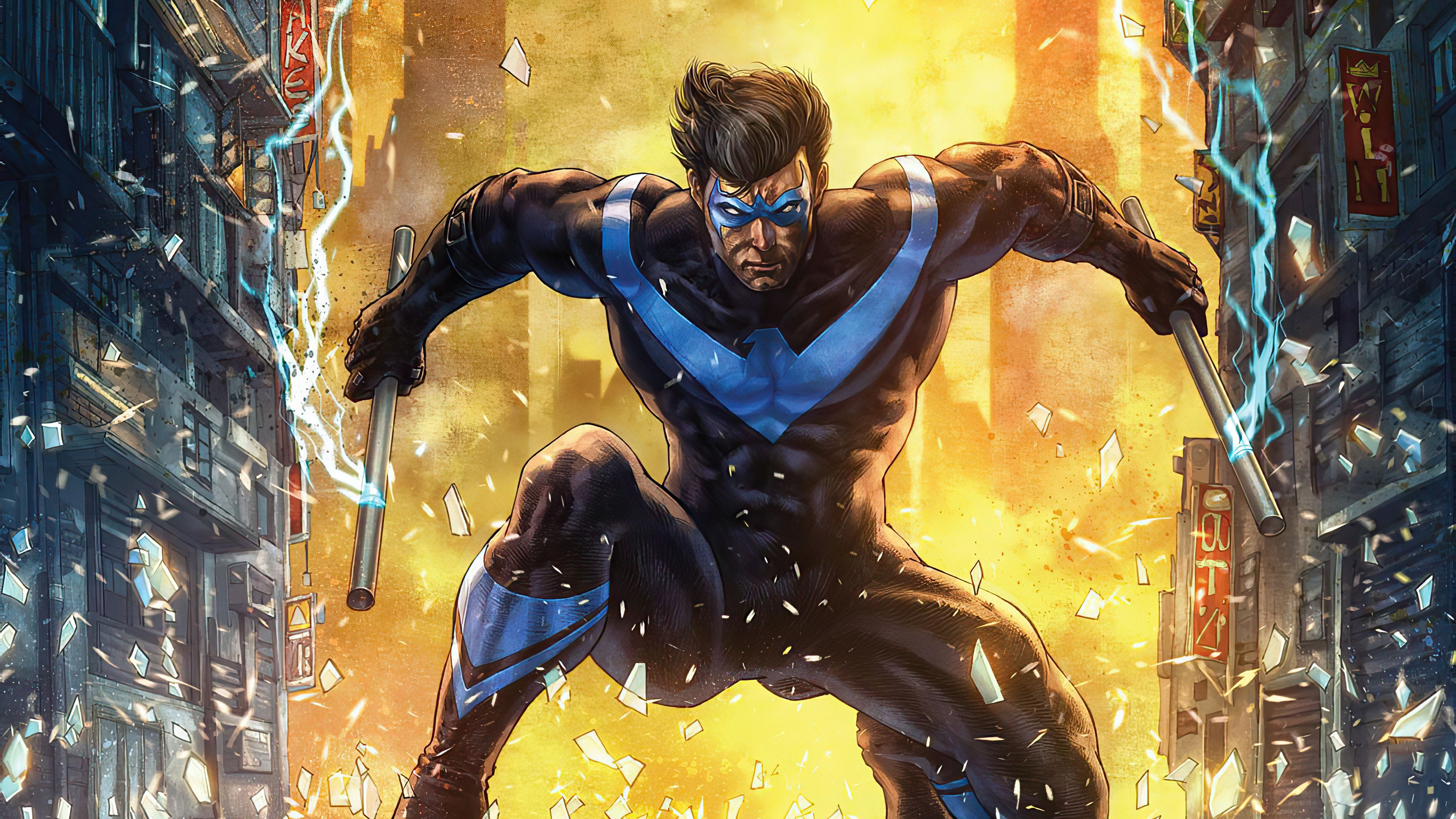 3840x2160 Nightwing 4K Ultra HD Wallpaper