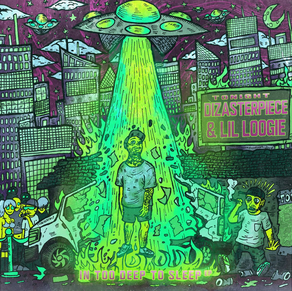 1200x1196 In Too Deep Too Sleep EP. Dizasterpiece & Lil Loogie