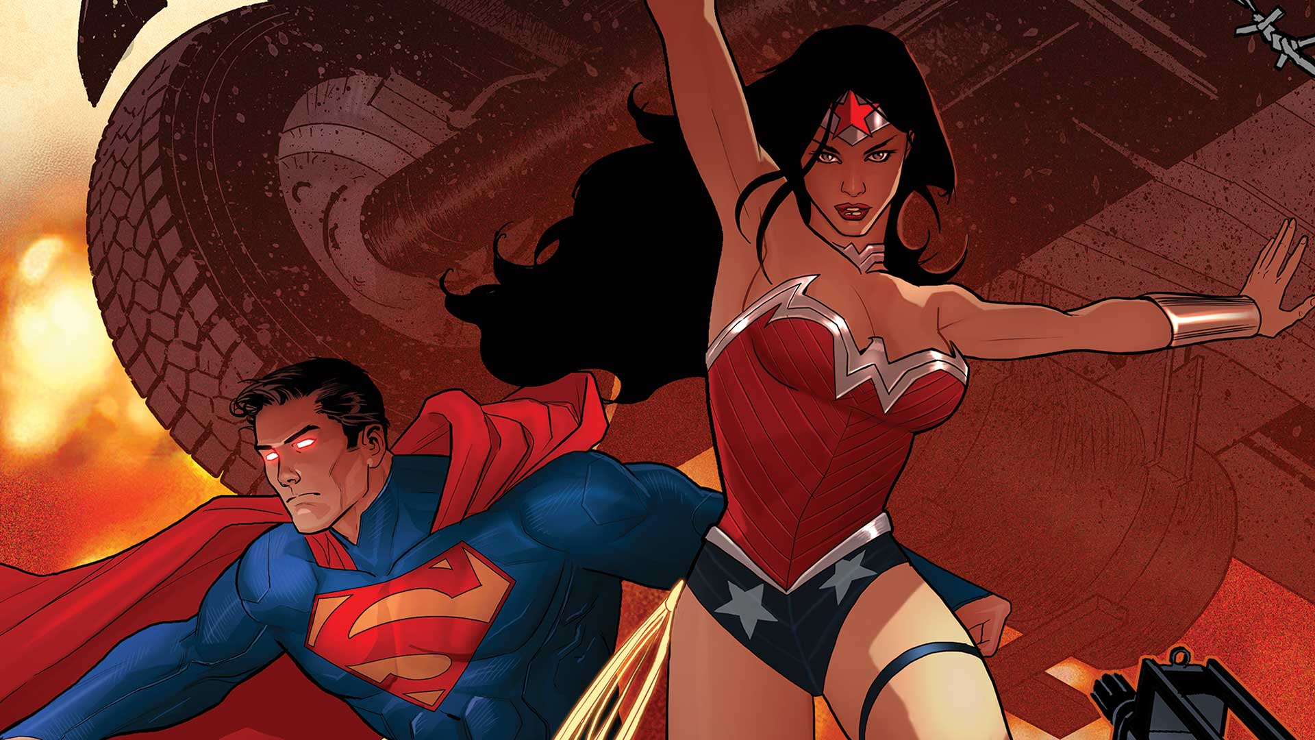 1920x1080 Wonder Woman Kid Cartoon Wallpaper