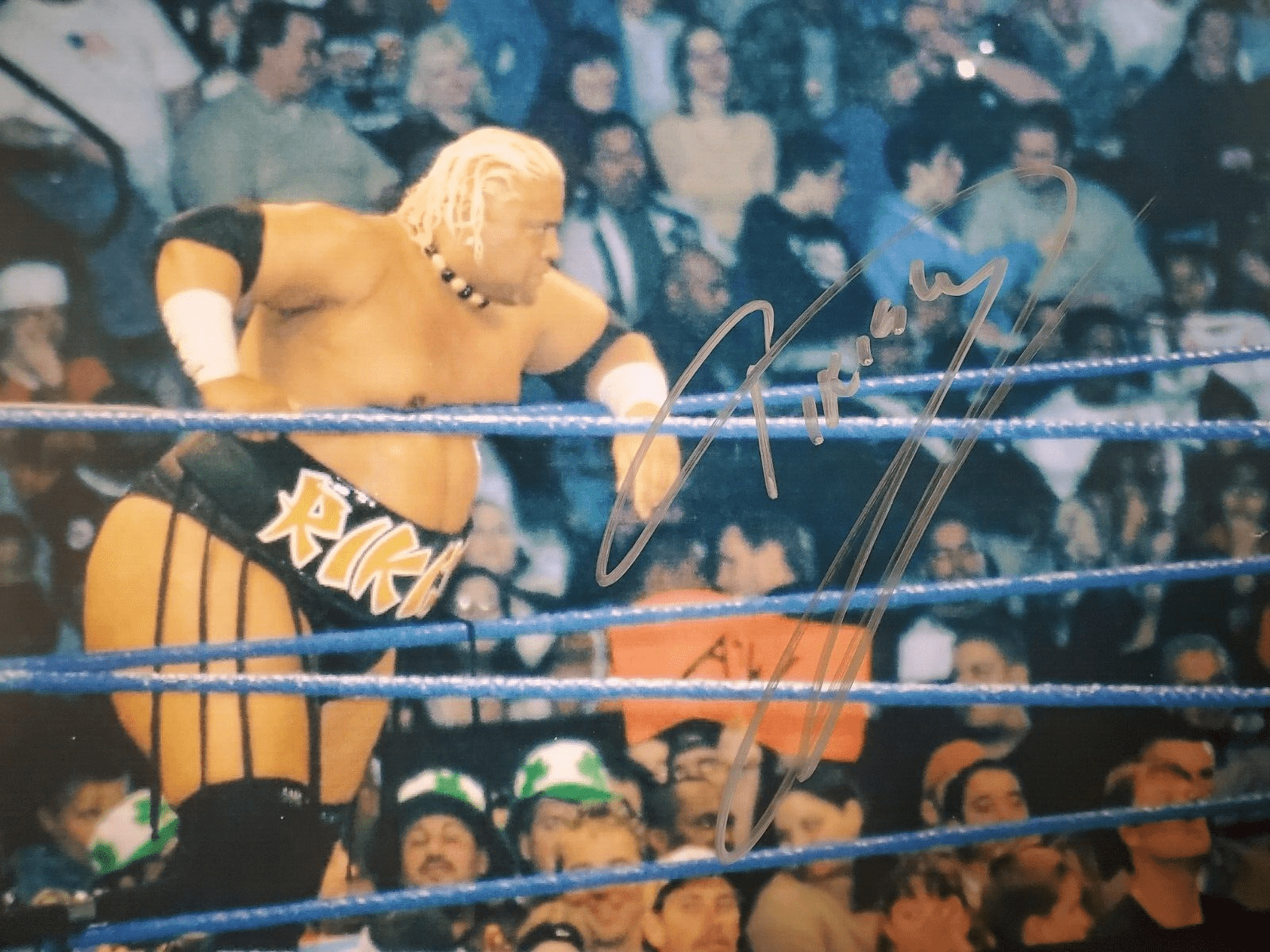 1600x1200 RIKISHI Signed AUTO 8.5x11 Rare VTG VHTF 1 1 Photo WWE WWF USOS Bloodline COA