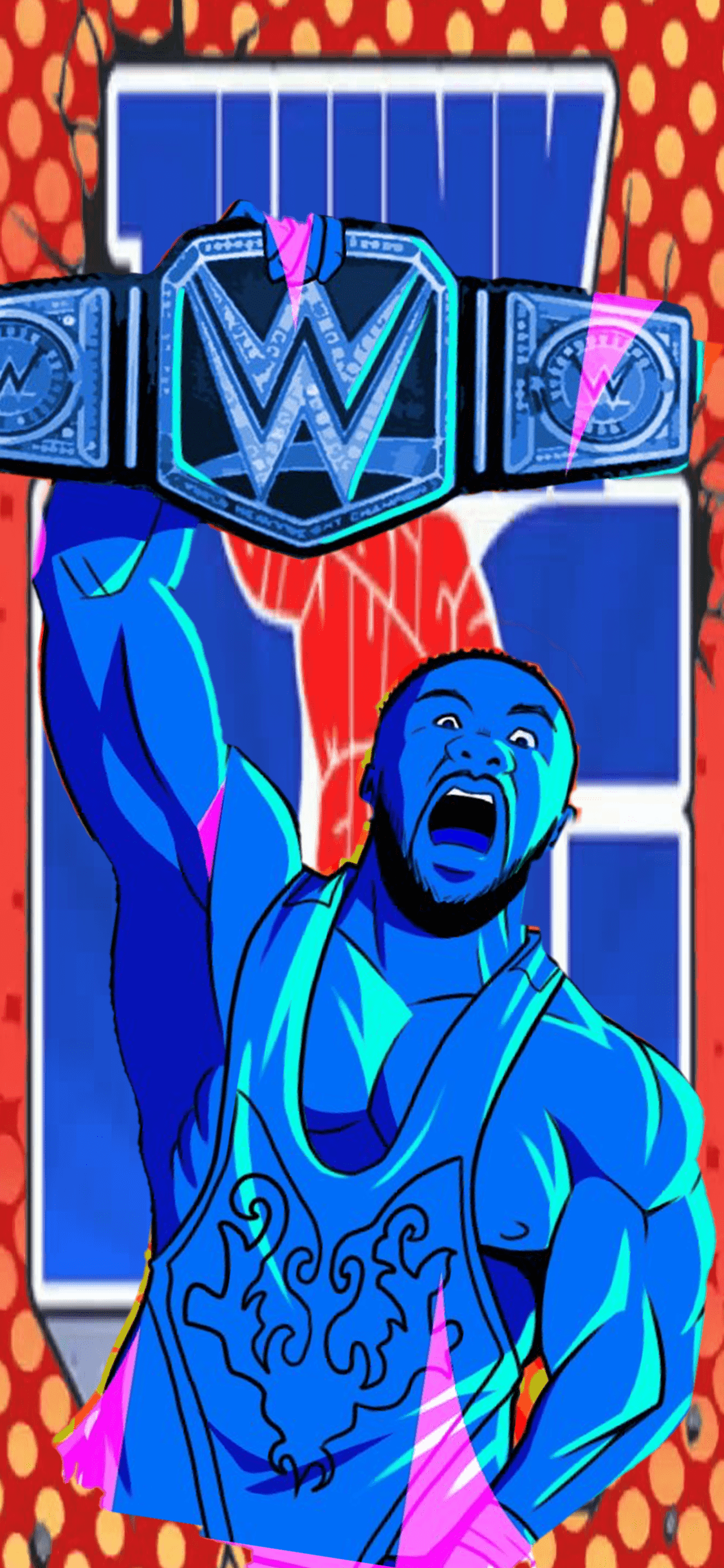 1125x2436 Big E WWE Champ Wallpaper