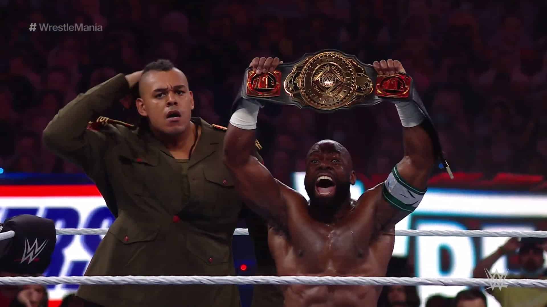 1920x1080 Apollo Crews defeats Big E for Intercontinental Championship at WrestleMania 37