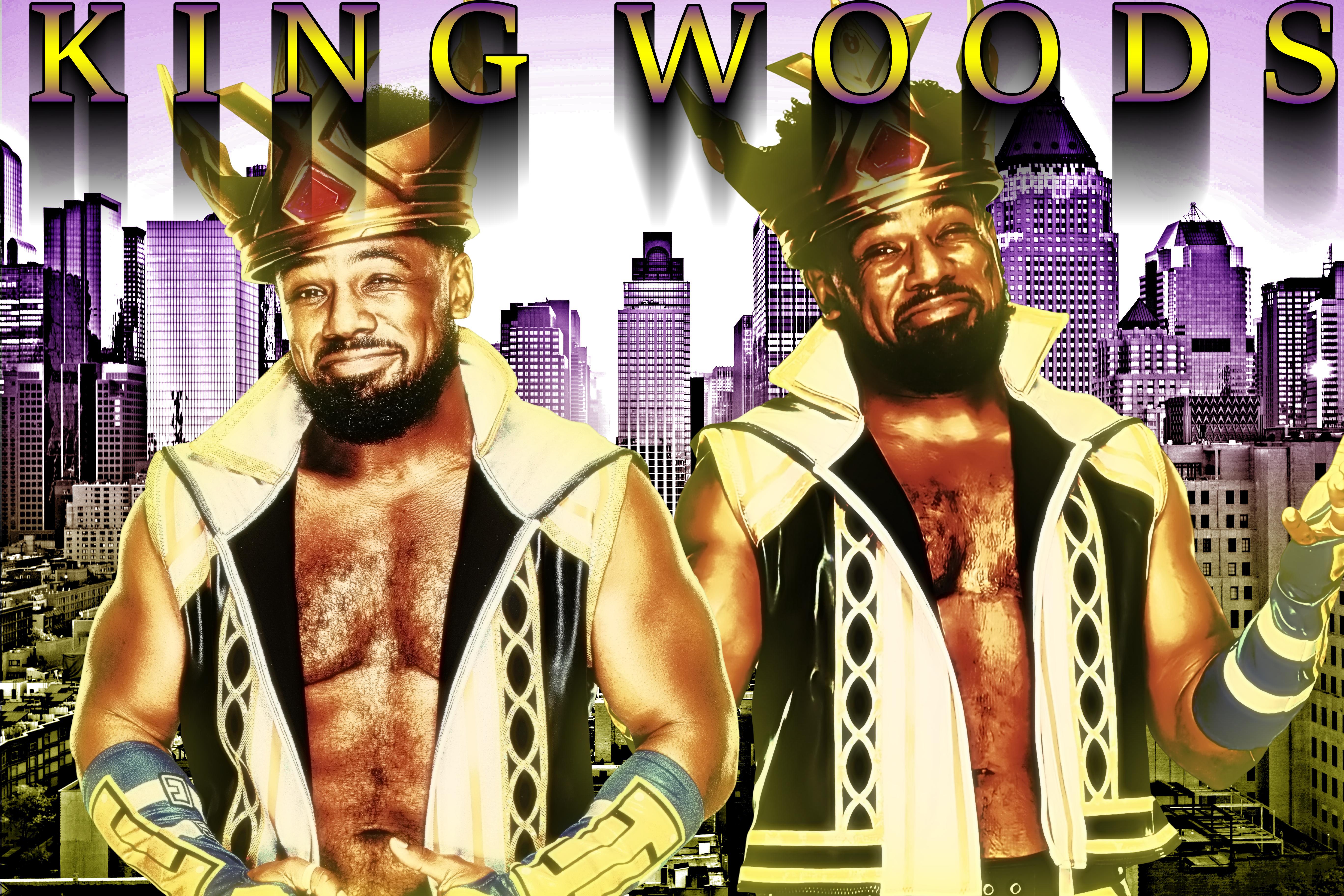 5472x3648 New wallpaper design featuring WWE's King (Xavier) Woods, hope you all like it
