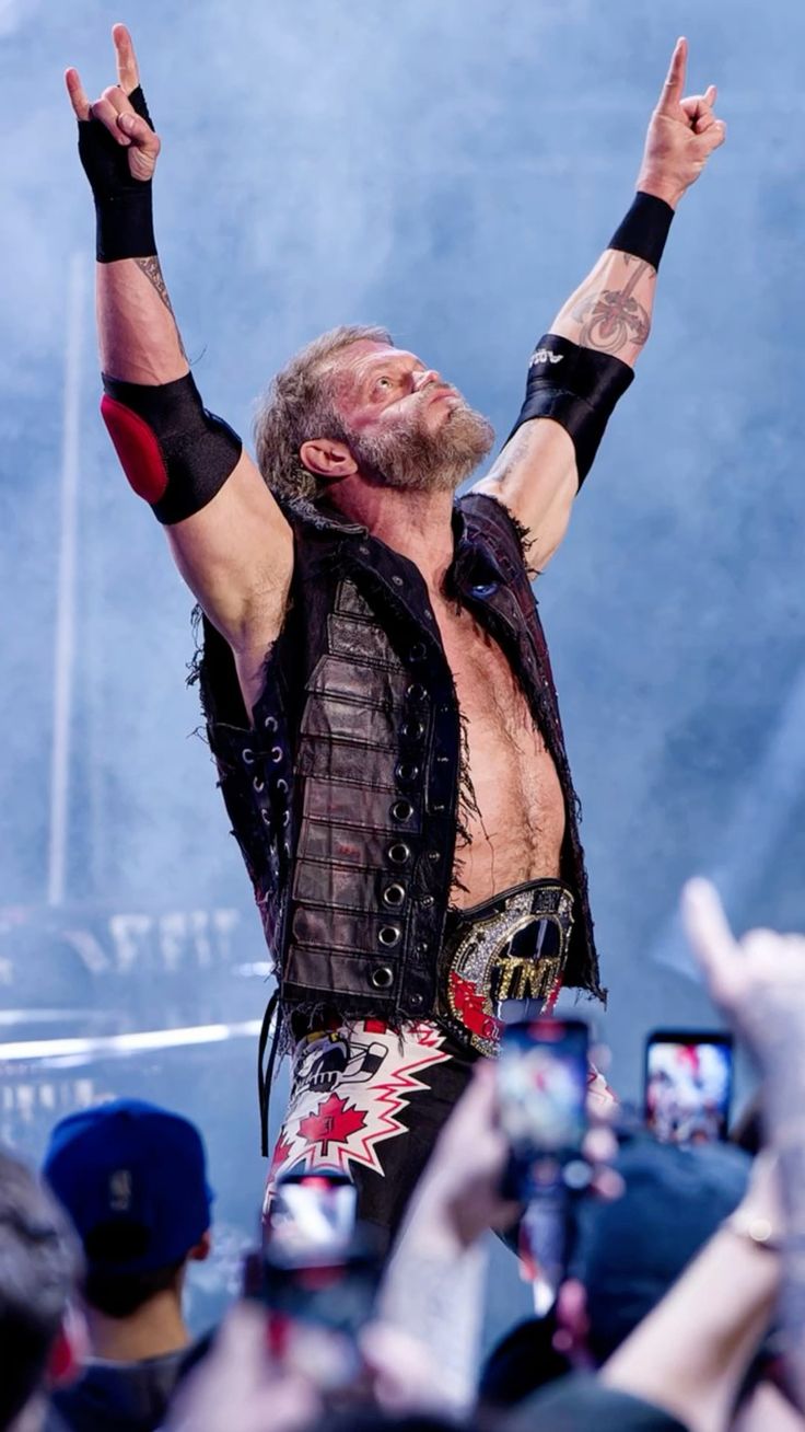 736x1308 Christian cage wallpaper. Wwe hbk, Edge and christian, Wrestling photo
