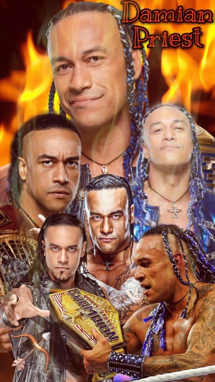 720x1280 Damian Priest. Wwe superstars wallpaper, Damian priest fanart, Damian priest art