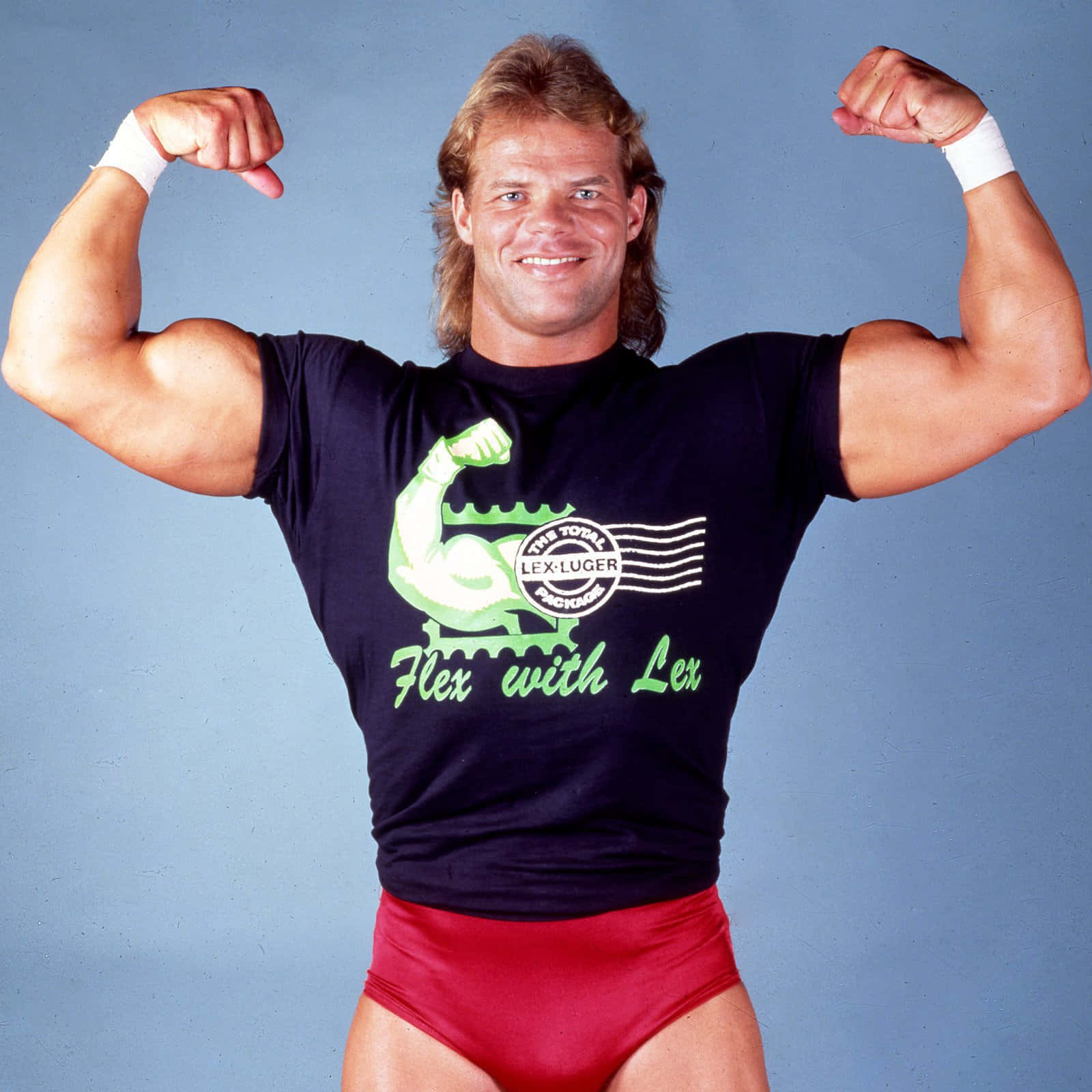 1600x1600 AmerikanischerProfi Wrestler Lex Luger Im Vintage Ästhetik Wallpaper Herunterladen