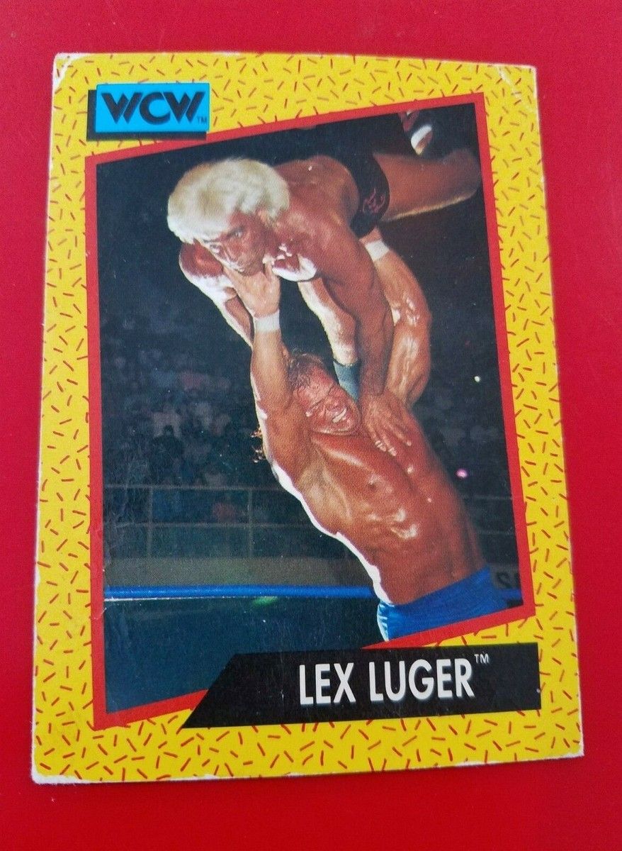 878x1200 LEX LUGER WRESTLING CARD
