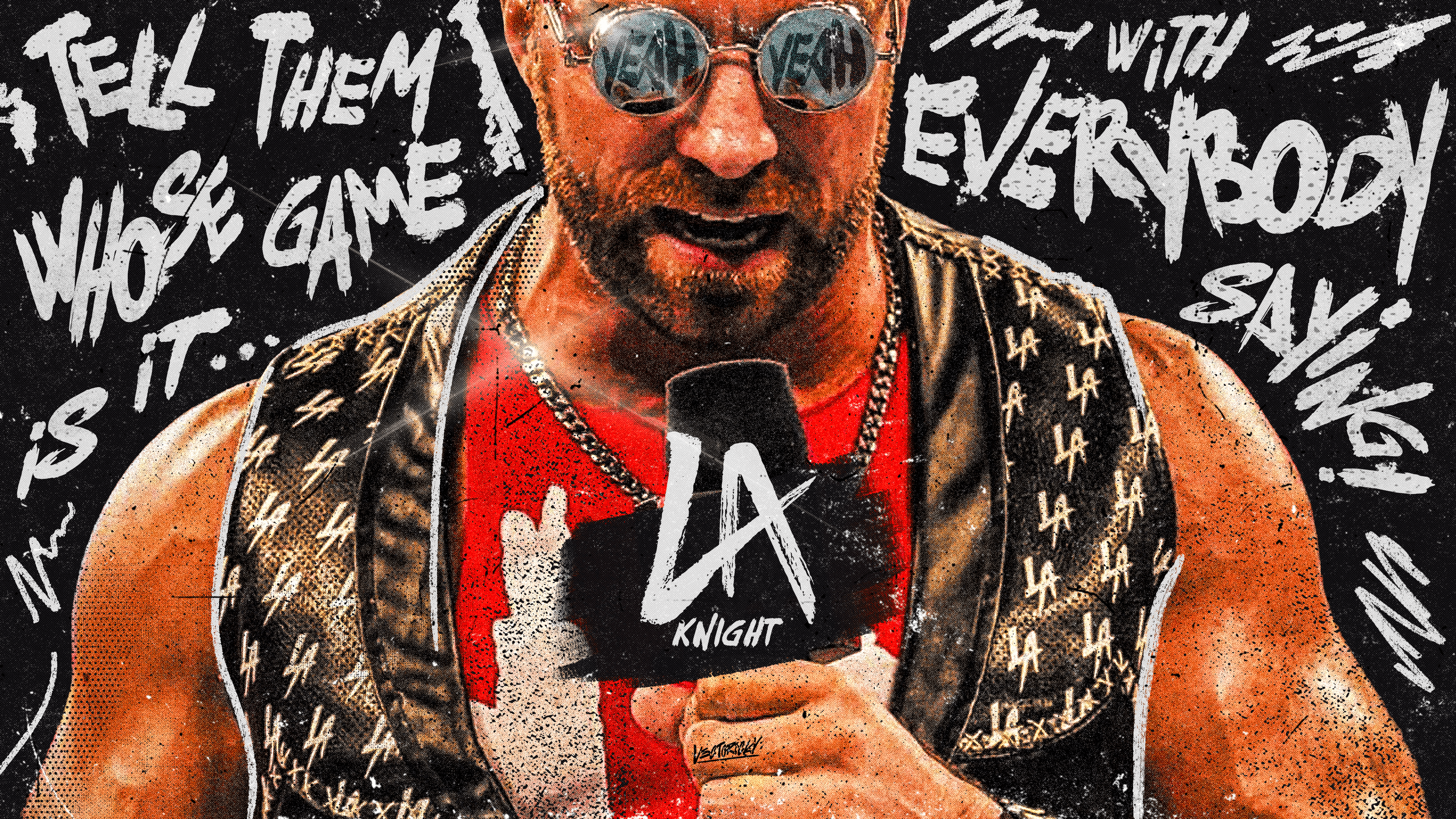 3841x2160 LA Knight 4K Wallpaper YEAH! made by me!