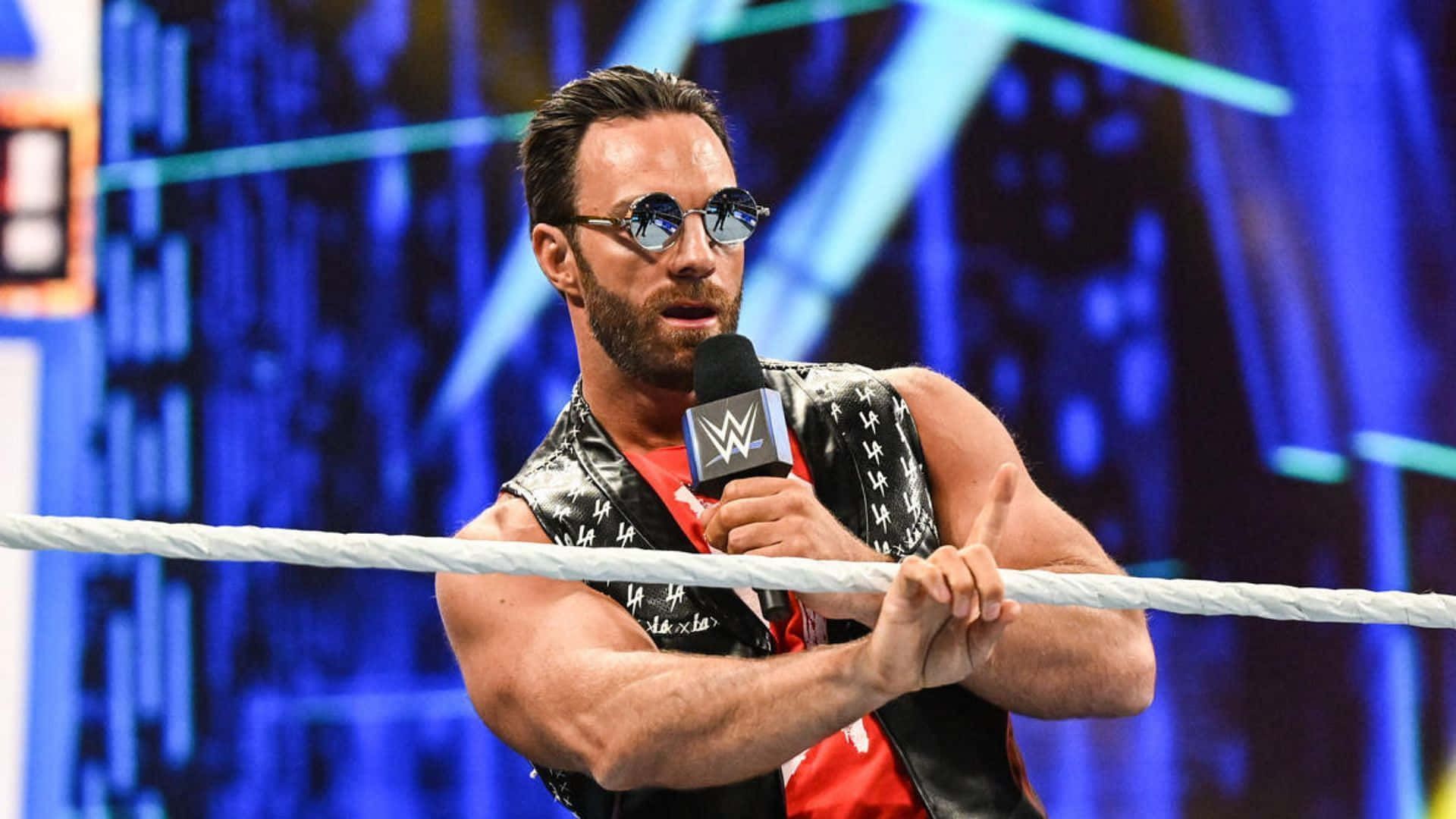 1920x1080 Download LA Knight in the Heat of the Action at WWE Royal Rumble Wallpaper