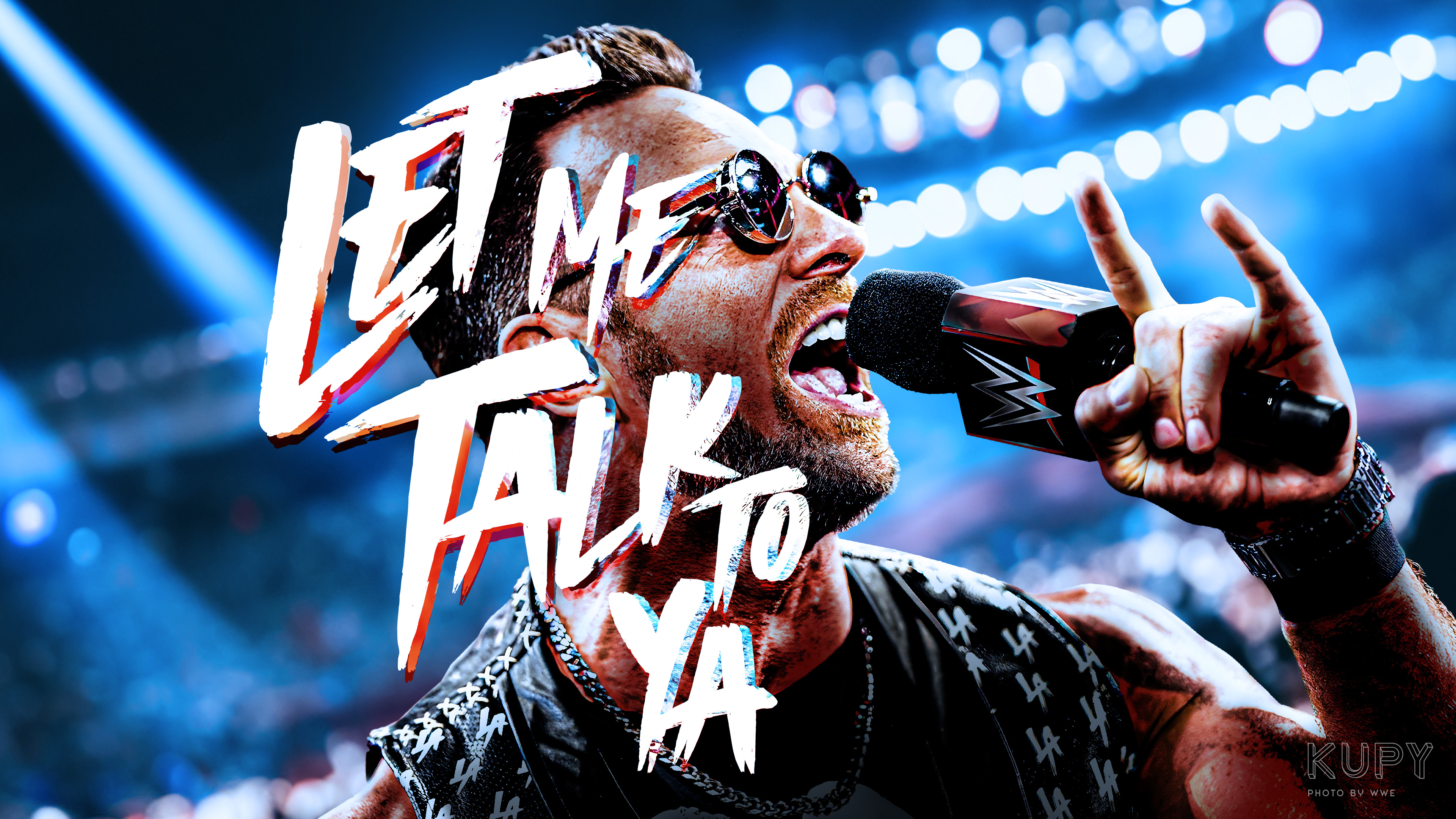 3840x2160 YEAH! LA Knight WWE Wallpaper