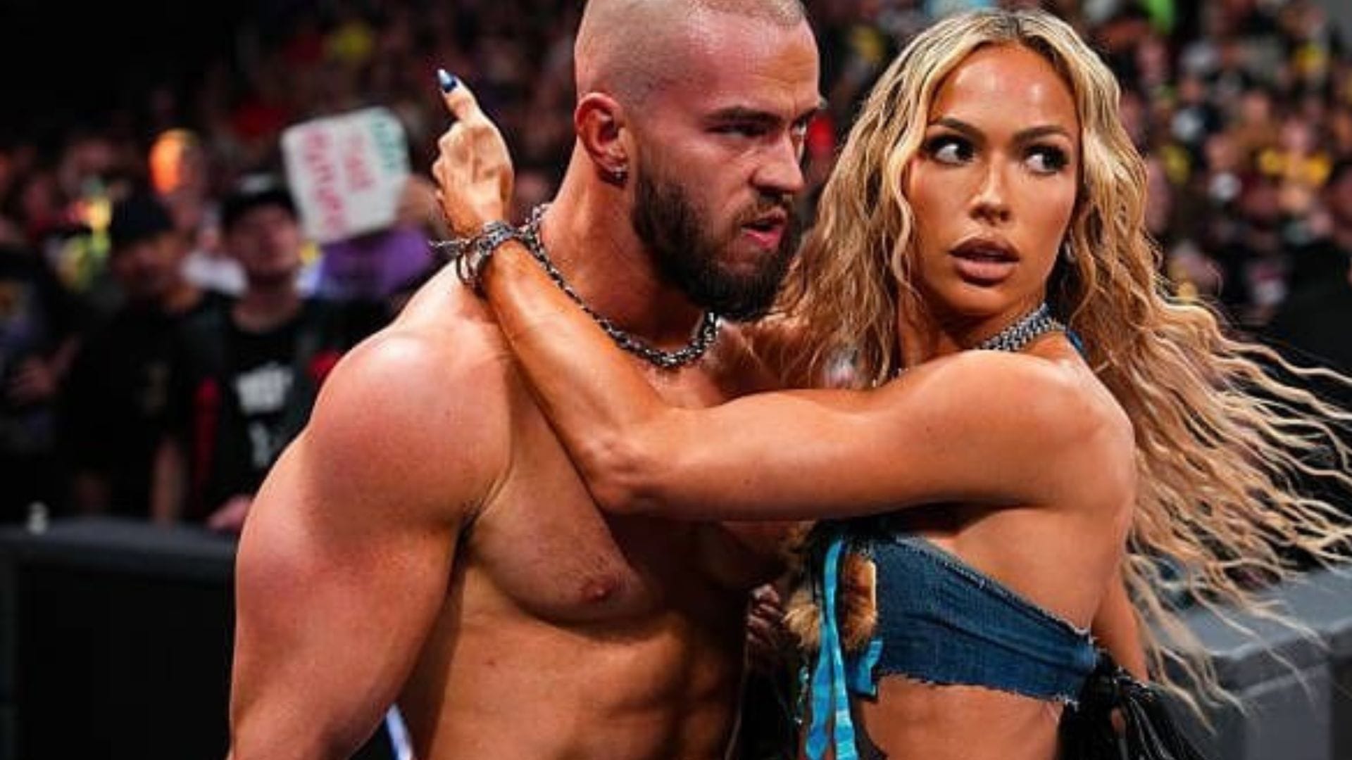 1920x1080 Don't know if that's PG Superstar reacts to Austin Theory's viral moment with Maxxine Dupri