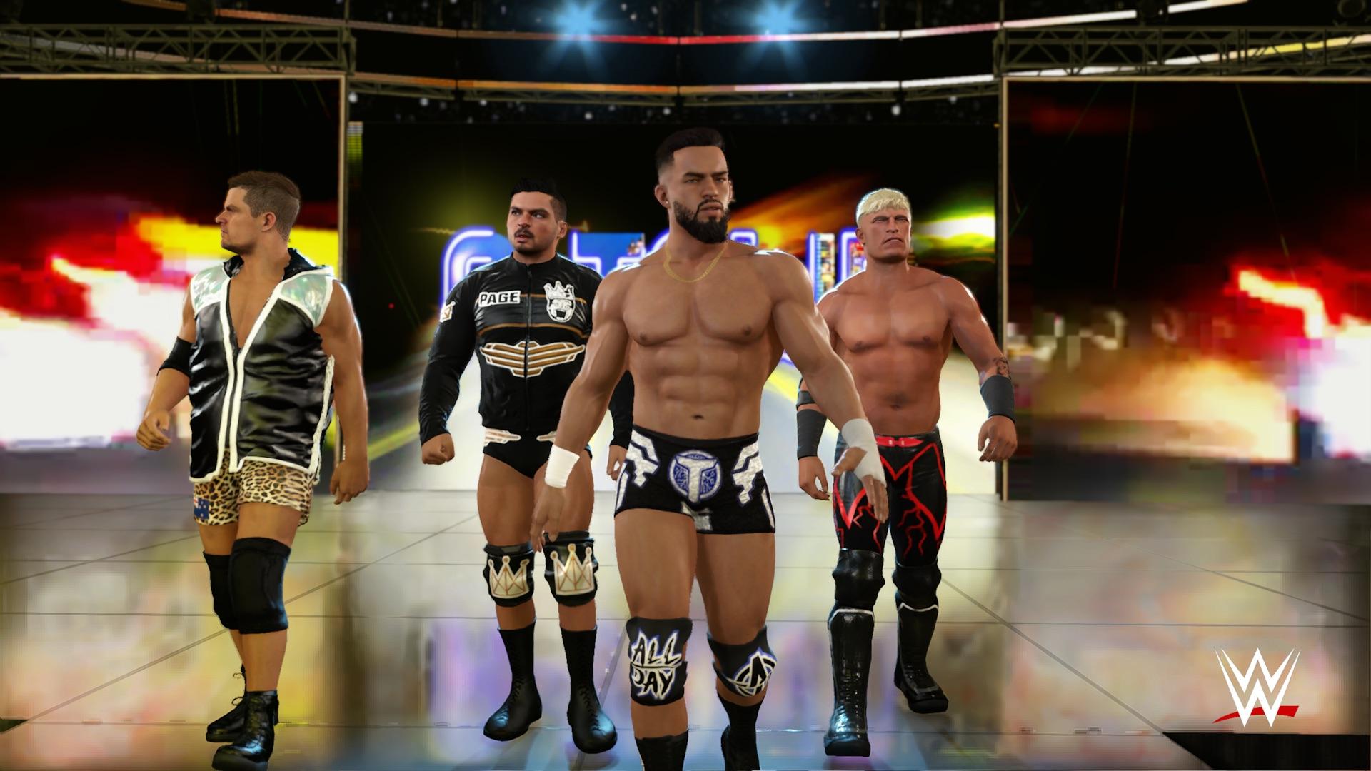 1920x1080 Thoughts on this faction I'm putting together? (NEXT GENERATION) Austin Theory, Grayson Waller, Ethan Page and Kyle fletcher. Thoughts?