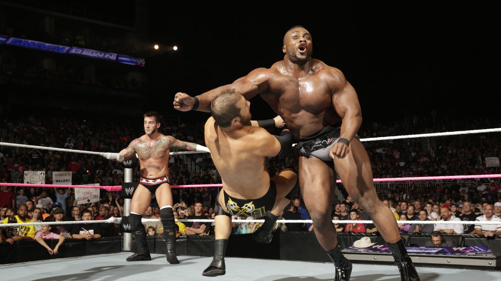 1600x900 WWE Smackdown: Big E Langston aids CM Punk; Brie Bella beats AJ Lee