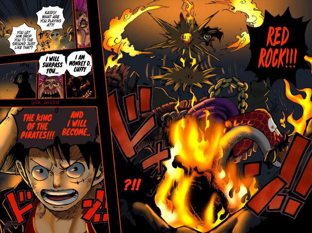 1080x806 Red Rock (Manga coloring done by me)