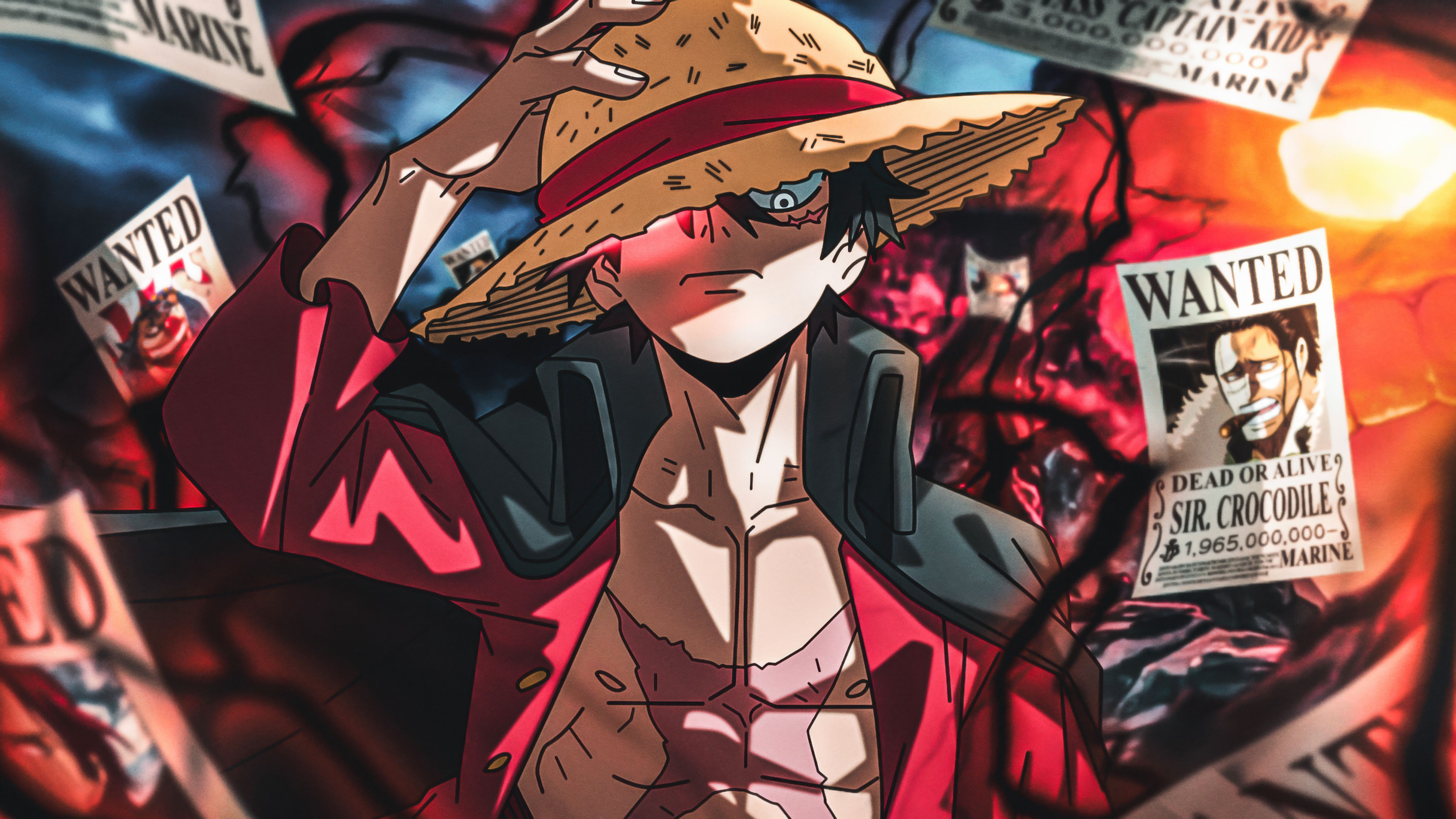 5120x2880 Cool One Piece 4K Wallpaper