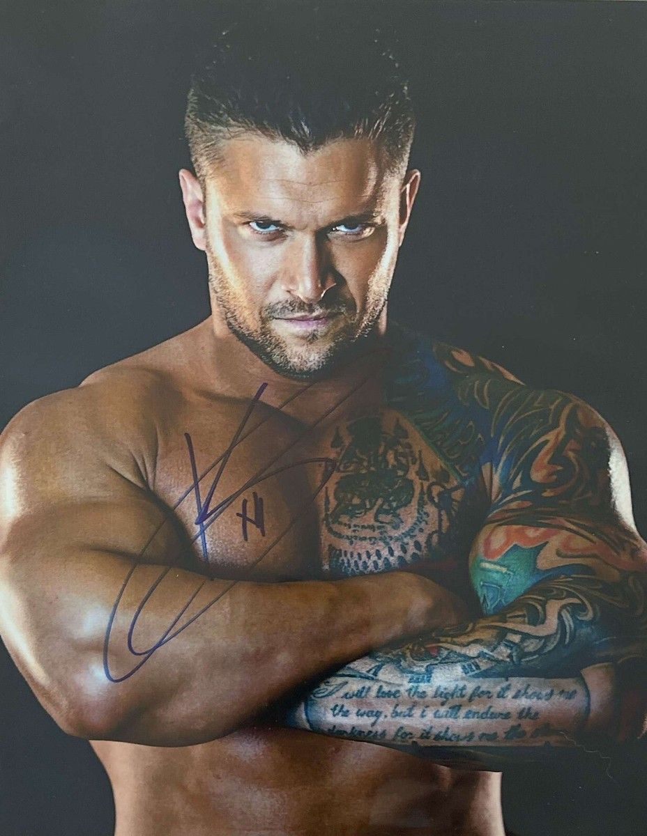928x1200 WWE Karrion Killer Kross Autographed Card 8x10 Pro Wrestling Crate WWE NXT ROH