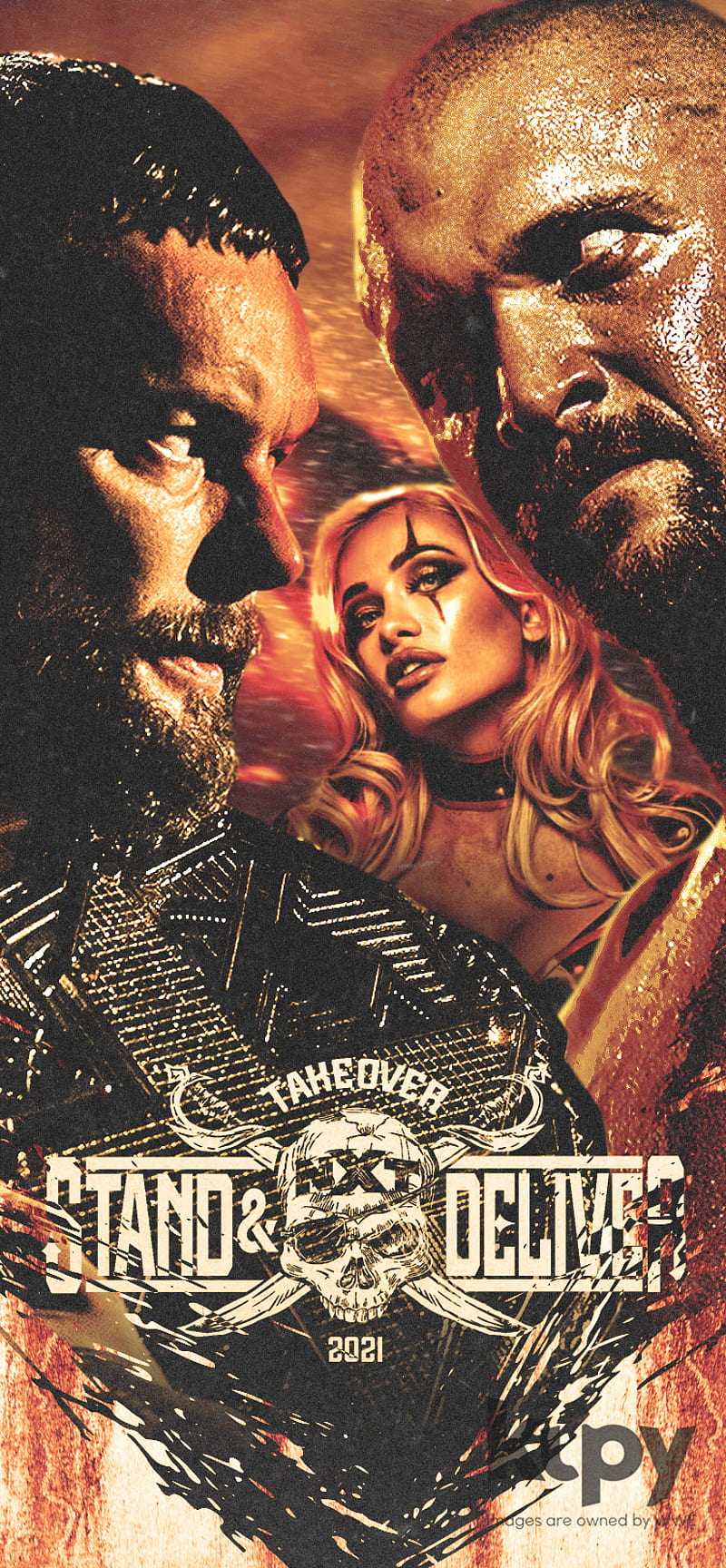 800x1728 Finn Kross Scarlett, finn balor, karrion kross, nxt, nxt takeover, wwe, HD phone wallpaper