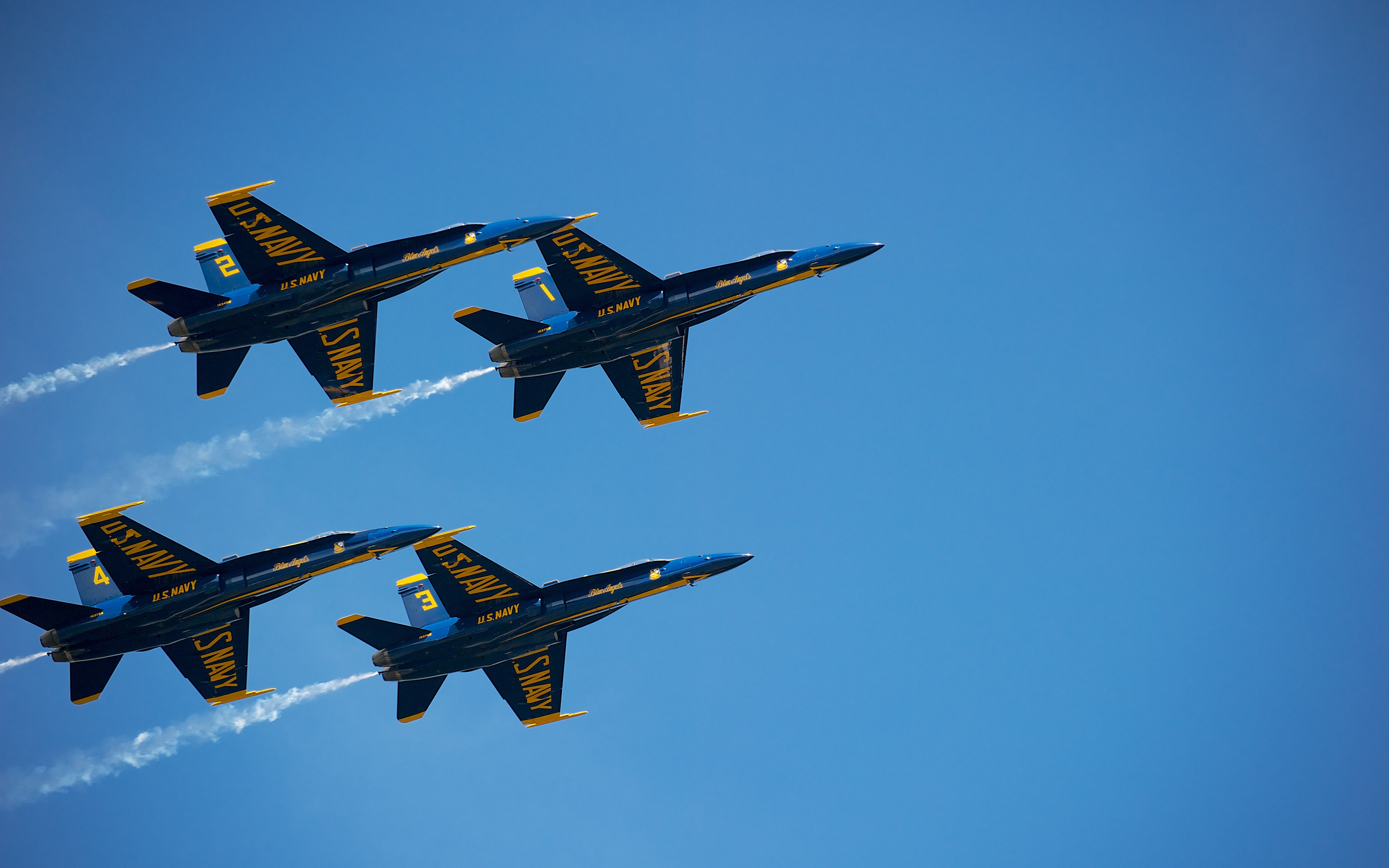 3840x2400 Blue Angels US Navy 4K Wallpaper