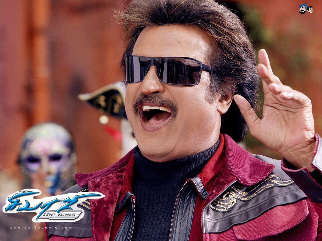 1024x768 Sivaji The Boss Wallpaper