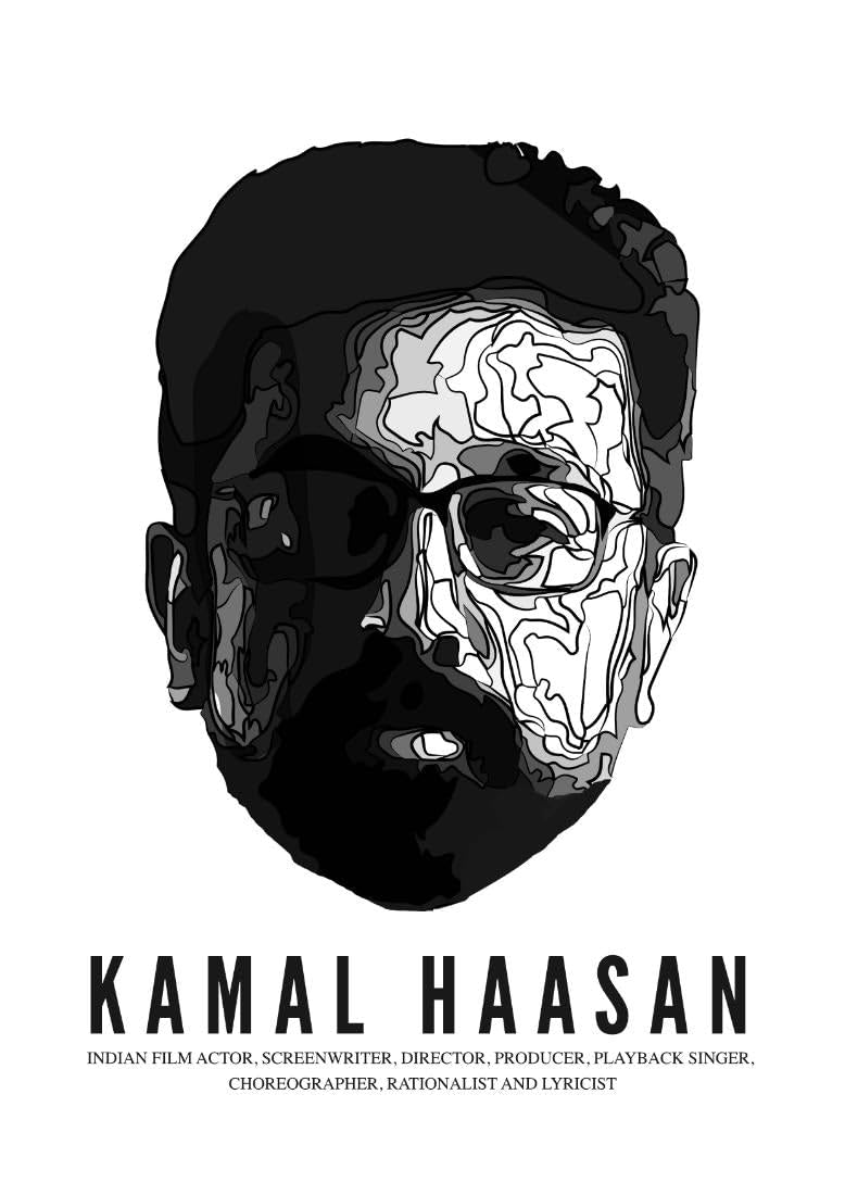 778x1100 Tallenge Haasan Movie Poster Poster(Paper, 12 x 17 inches, Multicolour) : Amazon.in: Home & Kitchen