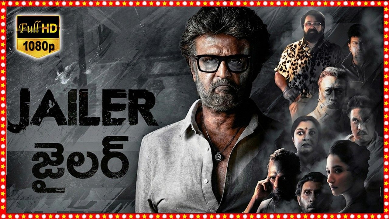 1280x720 Superstar Rajinikanth Jailer Telugu Superhit Full HD Film. Mohanlal