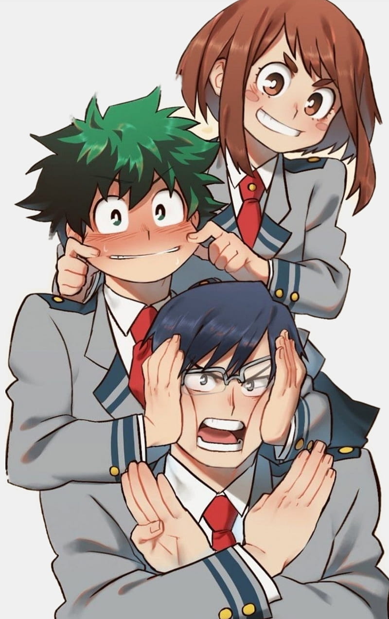 800x1273 Dekusquad, ochako uraraka, uraraka, deku, mha, midoria, bnha, iida, tenya iida, HD phone wallpaper