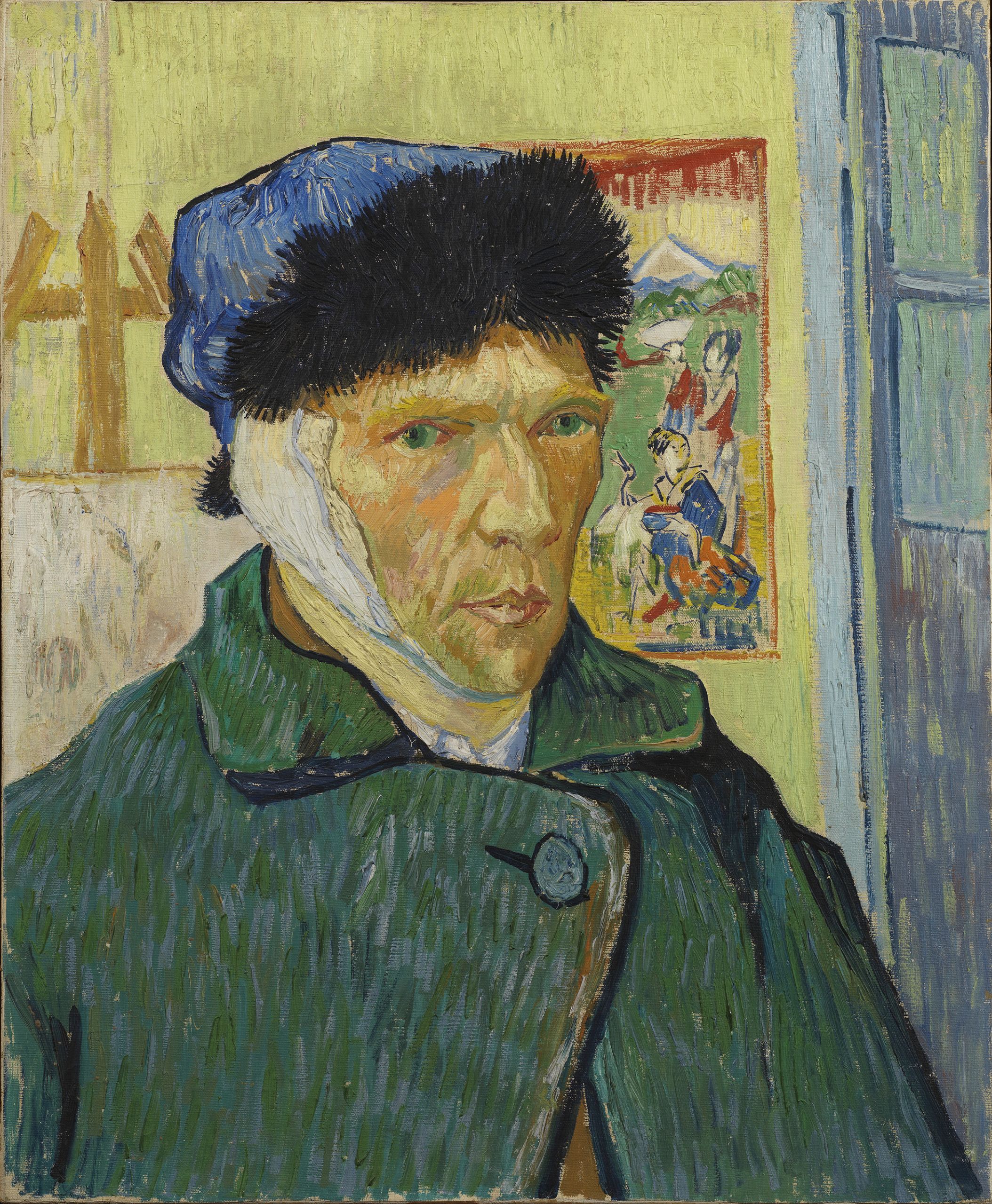 2108x2560 Self Portrait With Bandaged Ear