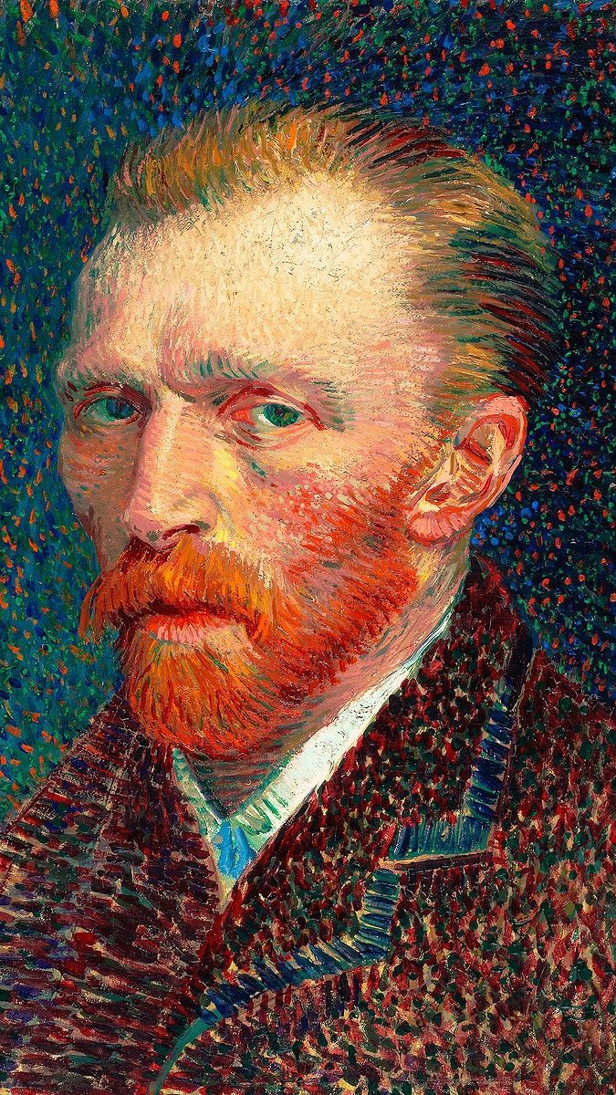 675x1200 Self Portrait Van Gogh 1887. Peintures De Van Gogh, Œuvres D'art Célèbres, Peinture Celebre