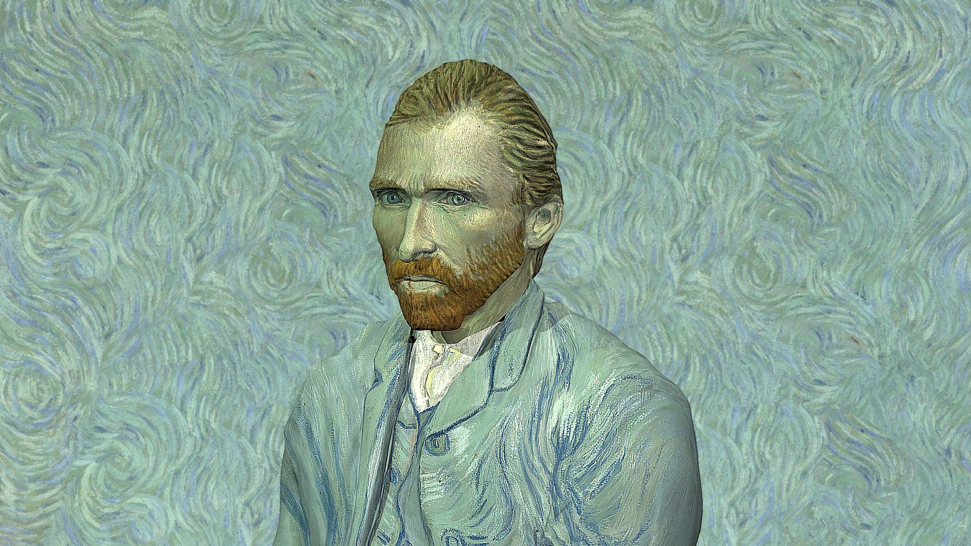 1920x1080 Van Gogh Self Portrait (1889)