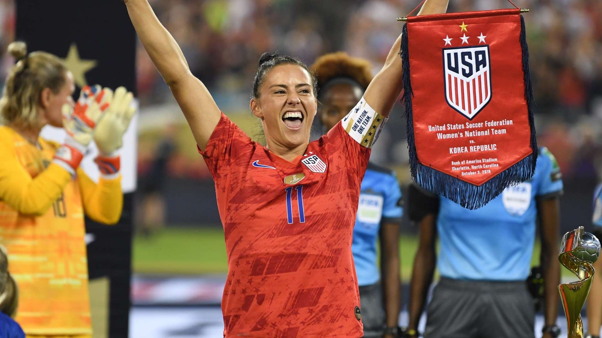 1920x1080 I'm honored' to pay tribute to legendary defender Ali Krieger in friendly vs China PR
