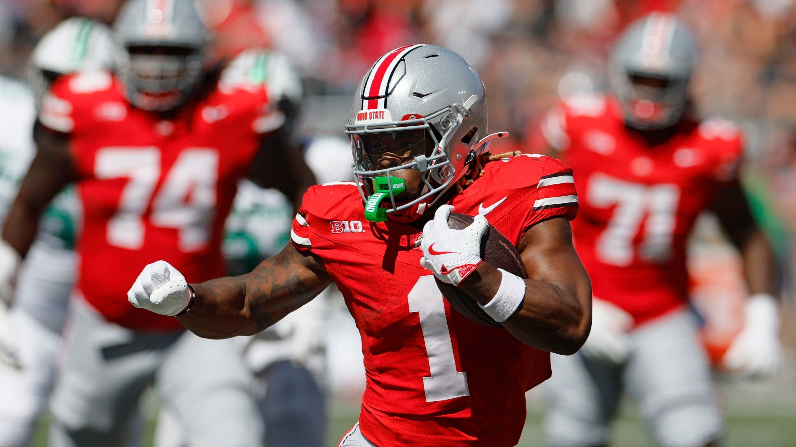 2560x1440 Cleveland Browns take Ohio State running back Quinshon Judkins at 36th overall in 2025 NFL Draft