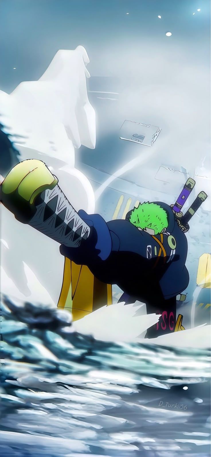 736x1593 Roronoa zoro egghead wallpaper. Zoro 4k wallpaper iphone, Zorro one piece wallpaper, Zoro 3