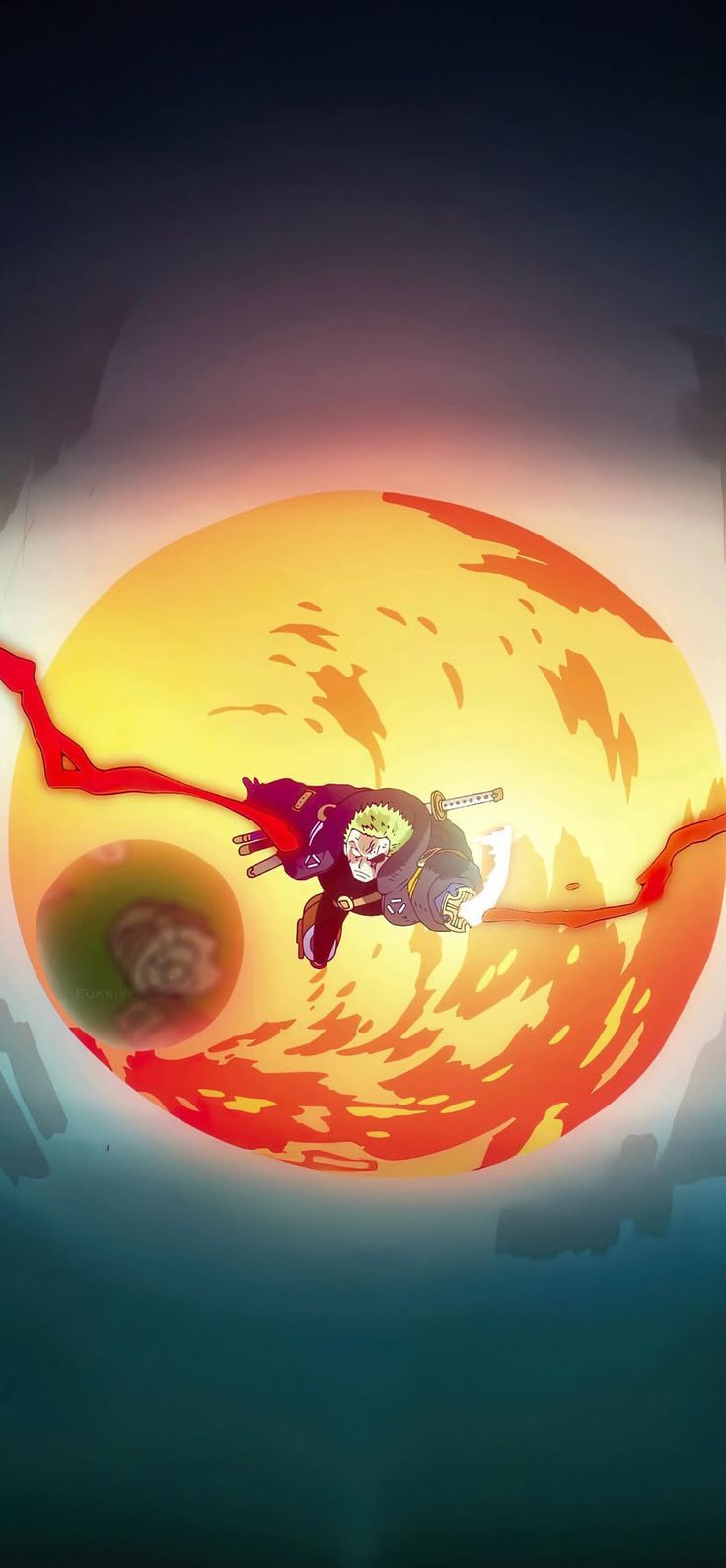 736x1590 Anime background aesthetic landscape. Naruto wallpaper for mobile, Wallpaper anime landscape for mobile, Zoro wallpaper