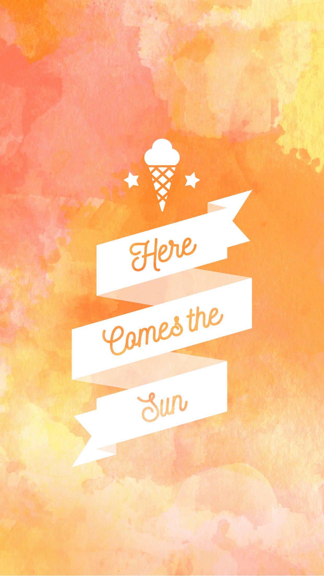 1242x2208 Download Summer Season Here Comes The Sun Wallpaper