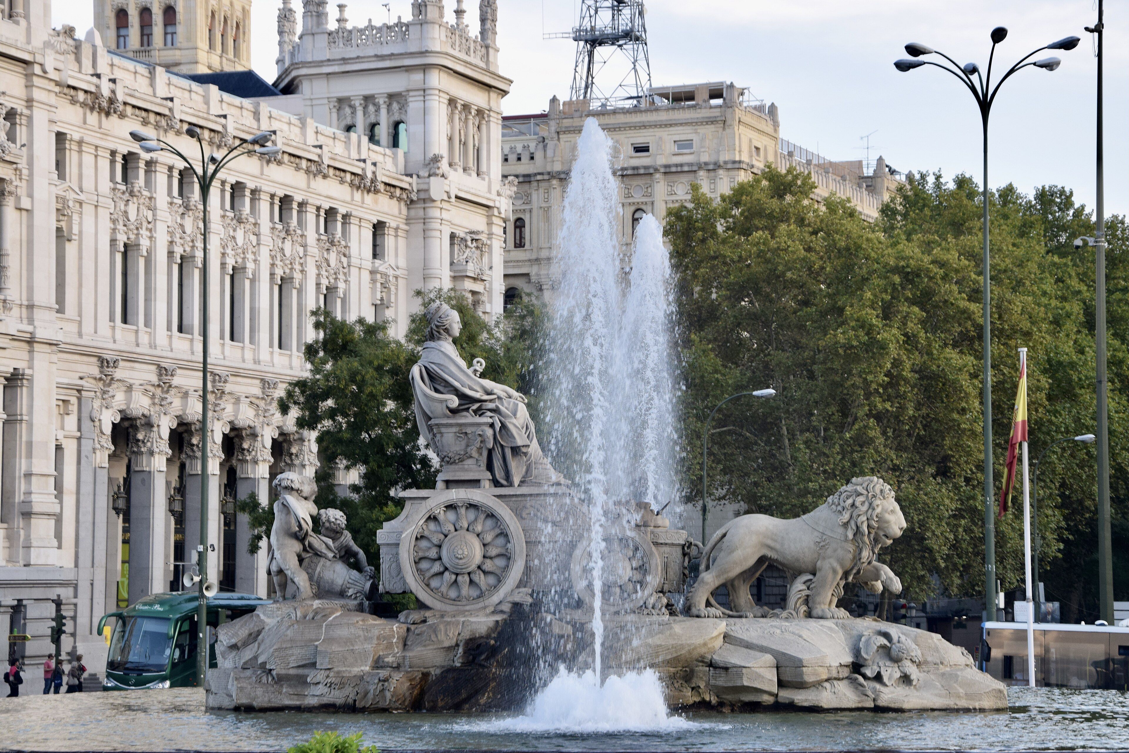 3840x2560 Fountain of Cybele at Plaza de Cibeles, Madrid, Spain (Ank Kumar, Infosys Limited )