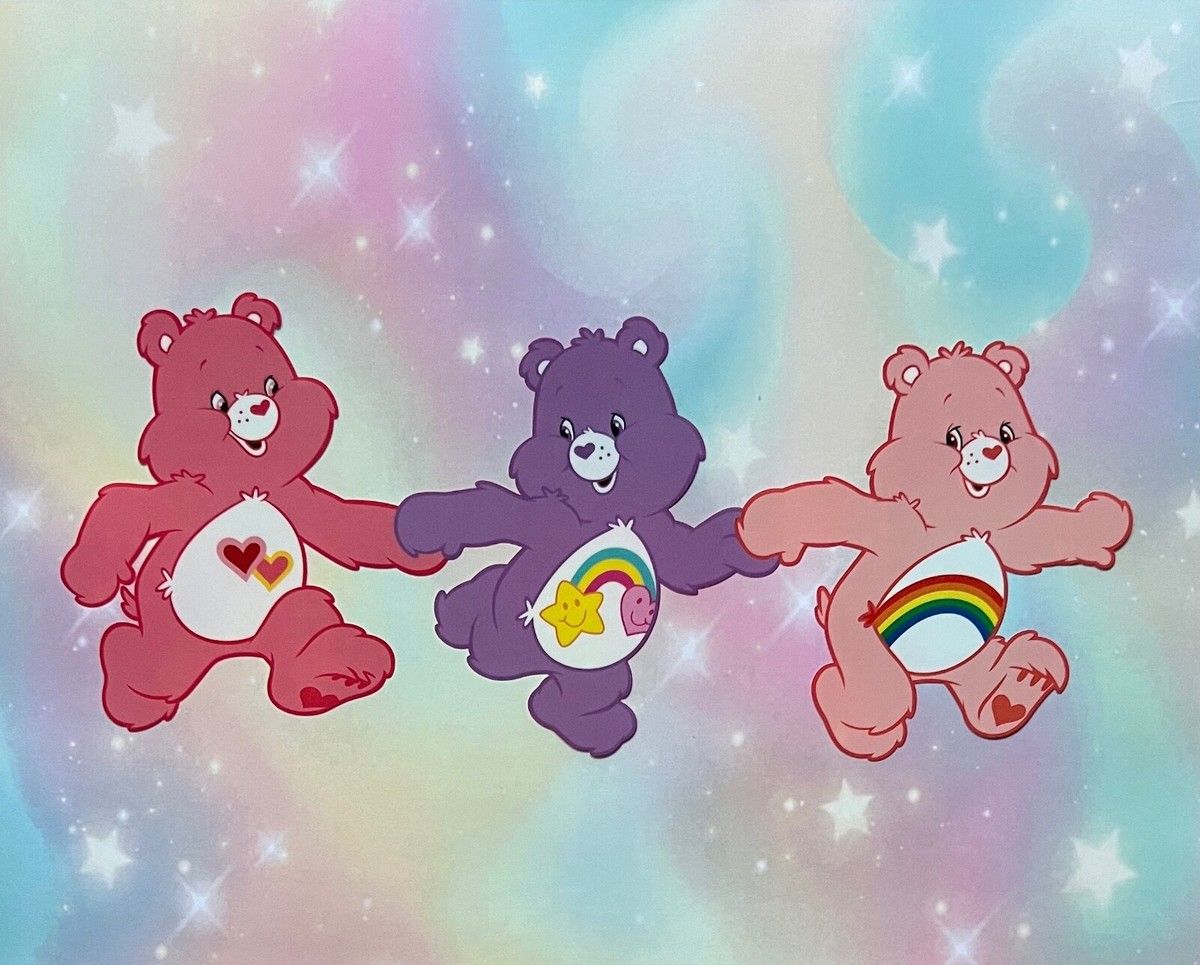 1200x965 CARE BEARS Animation Art Sericel Cel 11 x 14