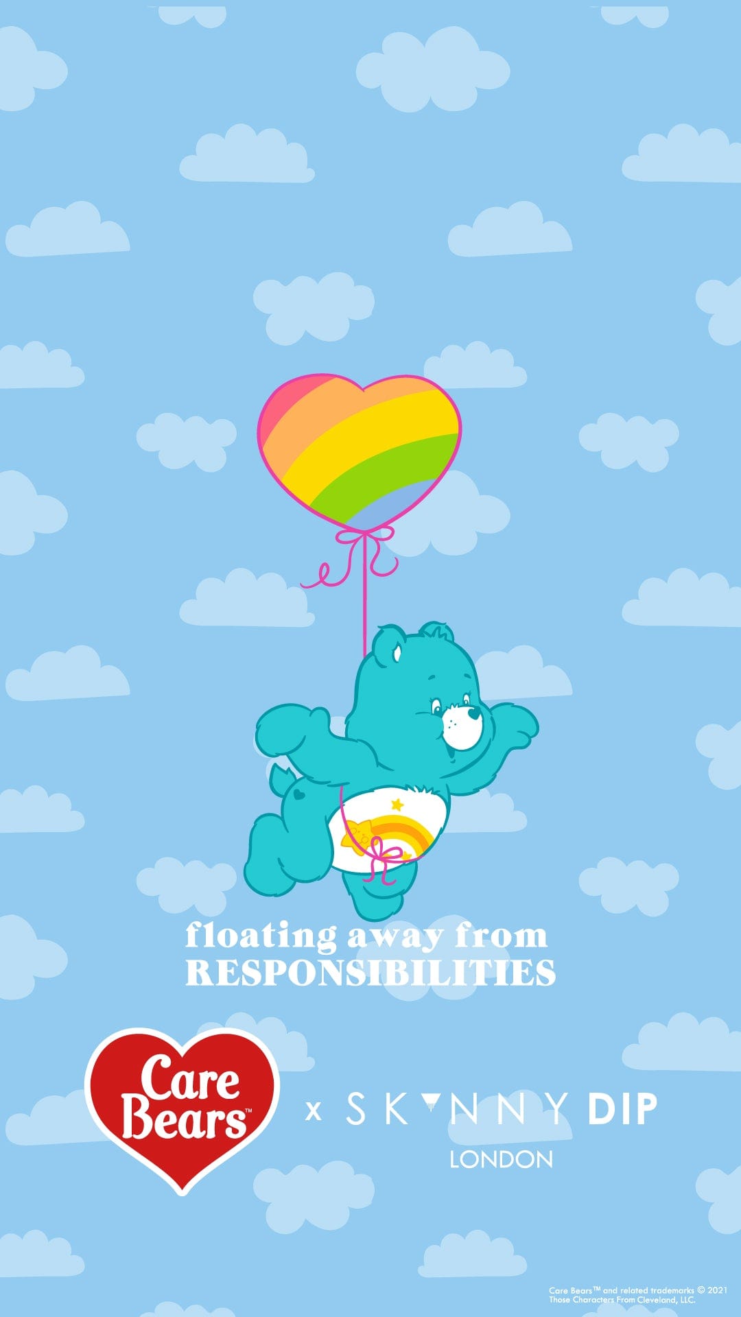 1080x1920 Care Bears Phone Wallpaper