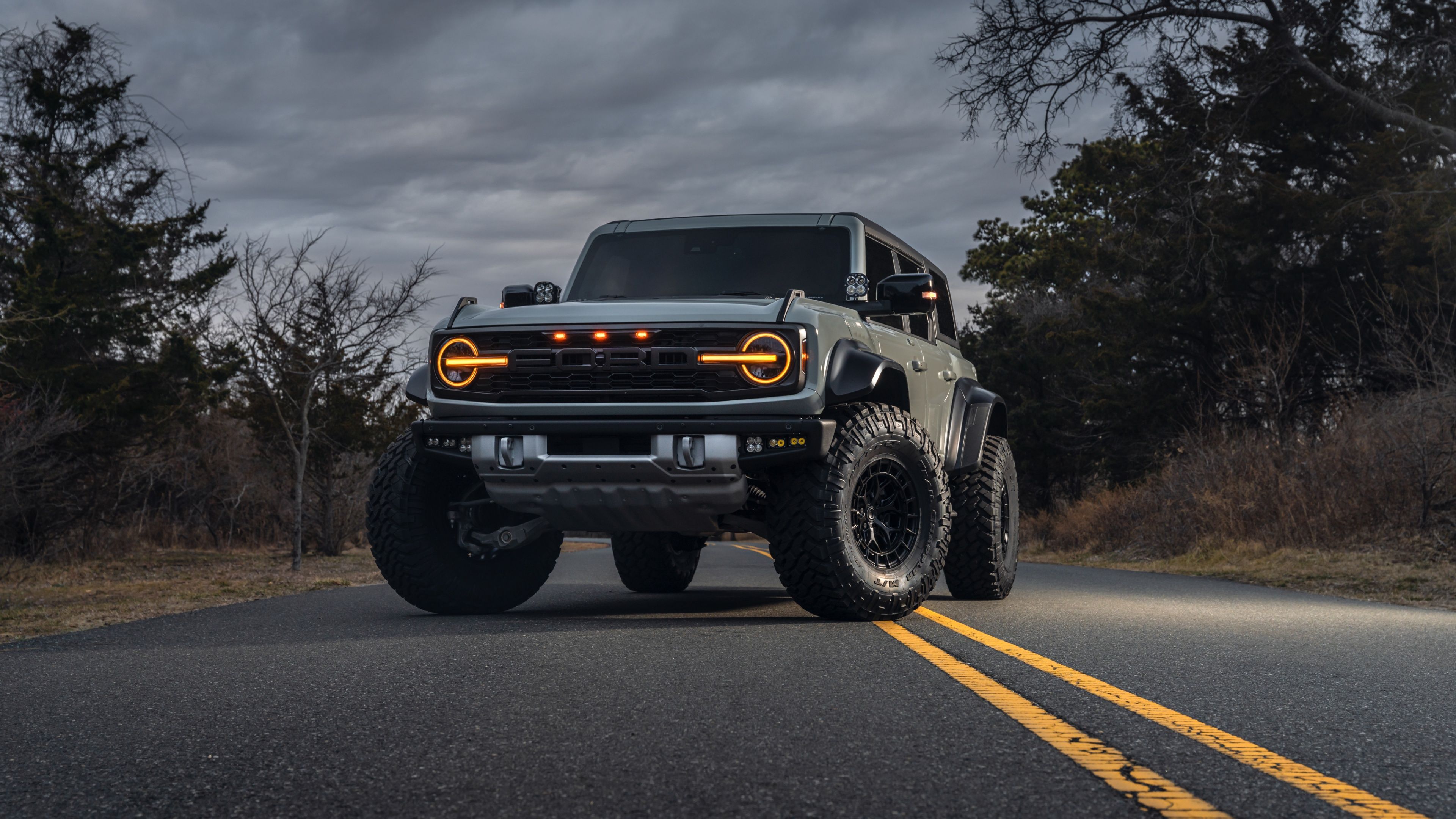 3840x2160 Ford Bronco Raptor Wallpaper 4K, Tarmac, SUV, Performance SUV