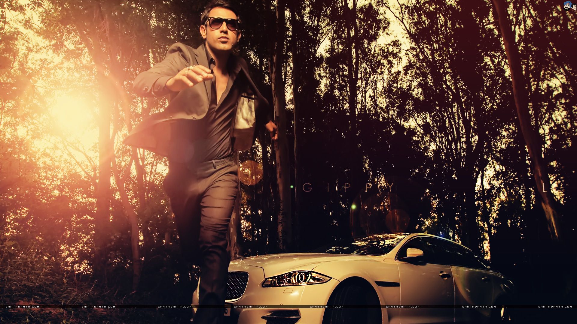 1920x1080 SantaBanta Indian Celebrities(M)-Gippy Grewal- Wallpaper
